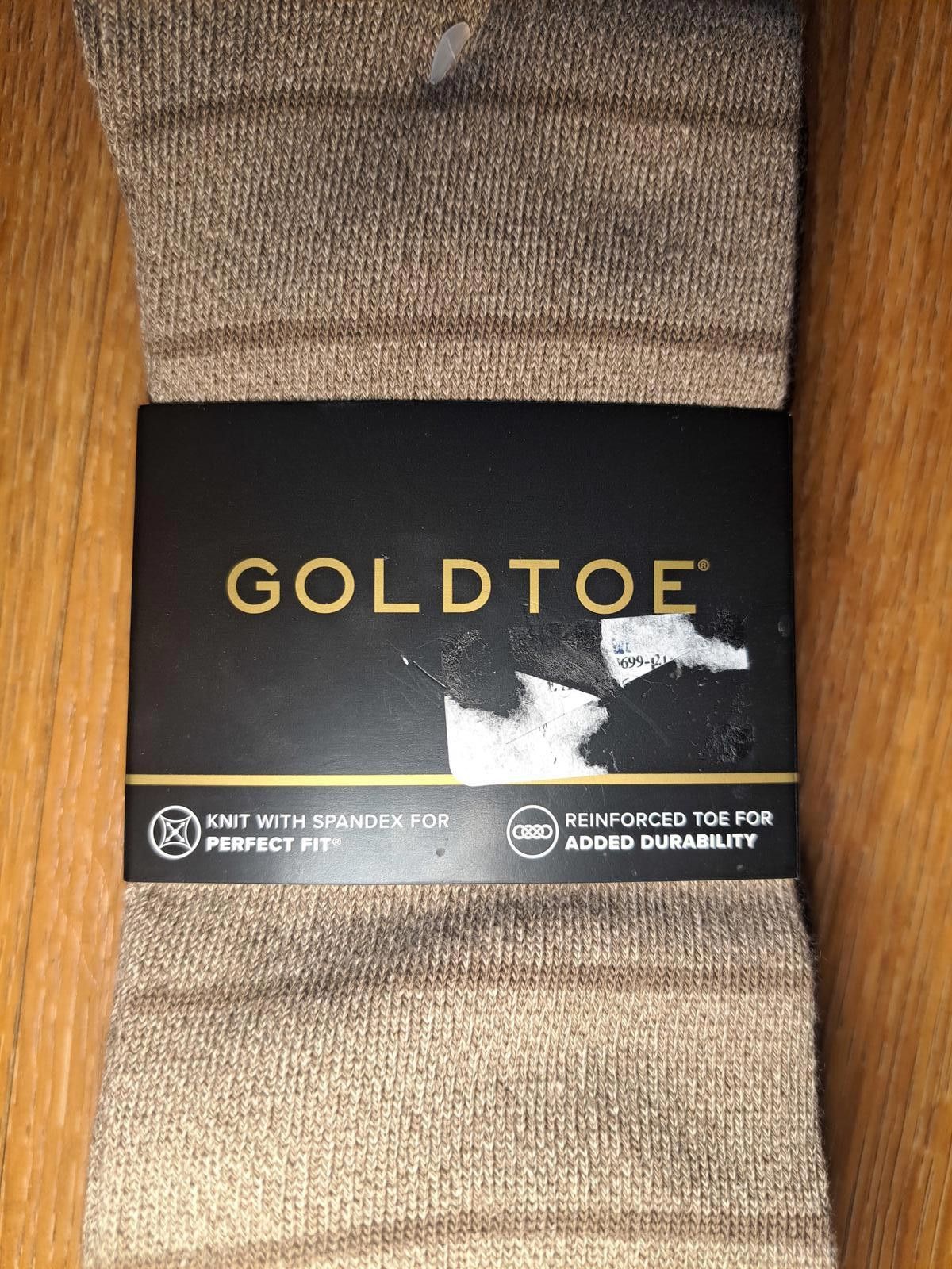 Other NEW Goldtoe 3 Pair Crew Socks 6-12.5 Brown Multicolor Size ONE SIZE - 2 Thumbnail