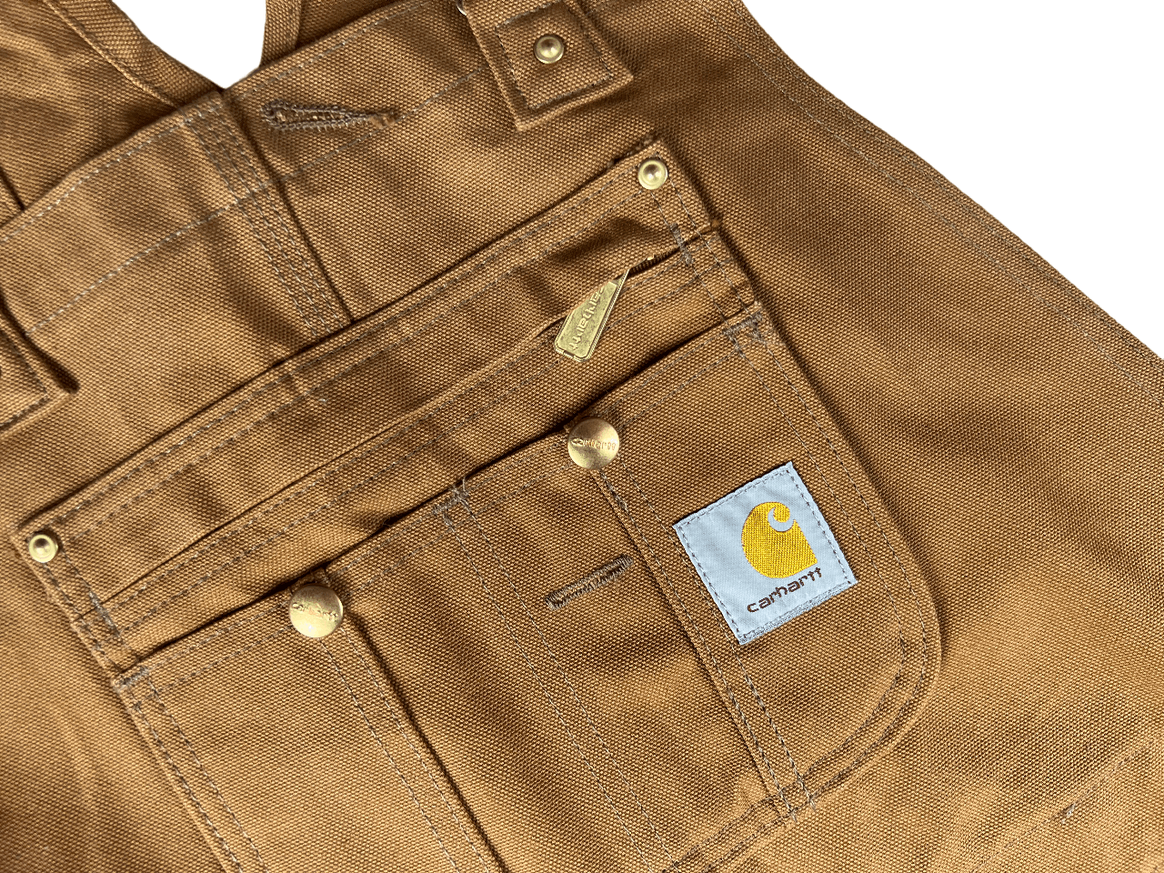 Carhartt Carhartt R37-brn Overall Pants 34x36 Size US 34 / EU 50 - 2 Thumbnail