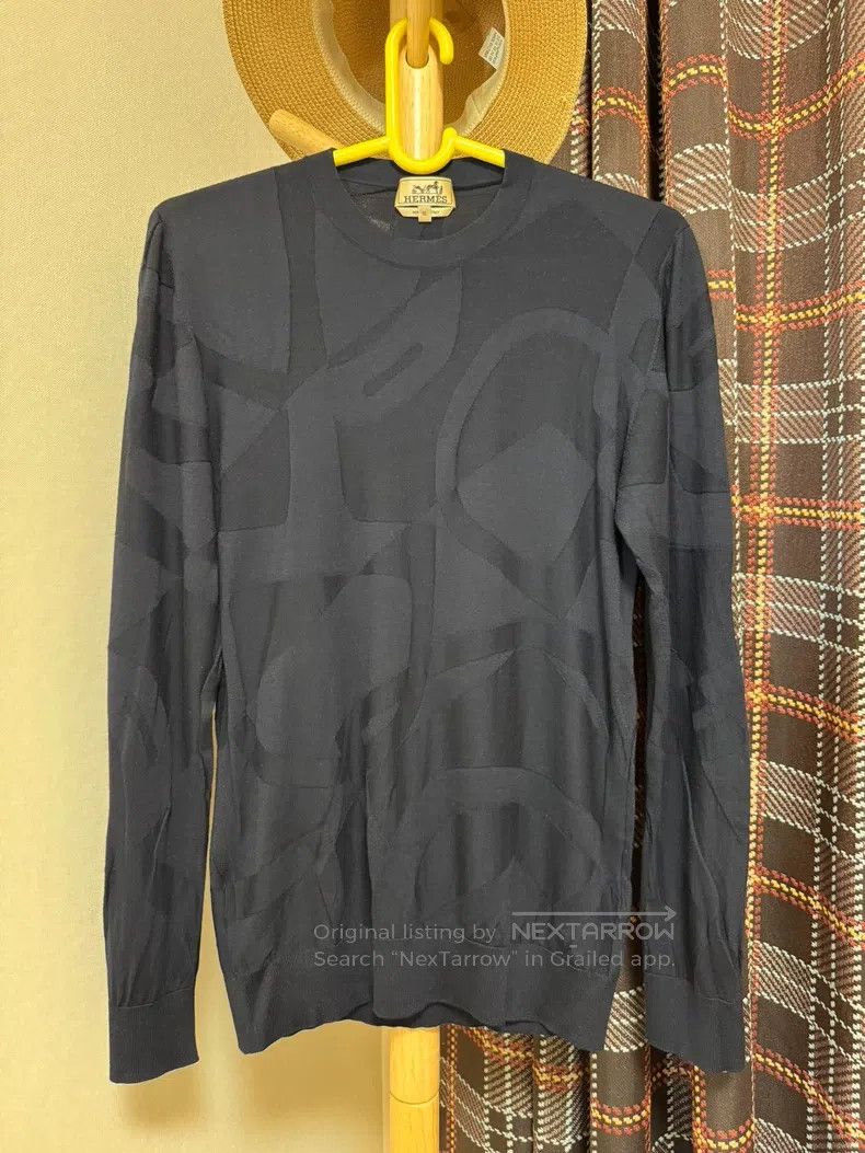 Hermes Hermes Knitted sweater, 100% wool Size US XL / EU 56 / 4 - 1 Thumbnail