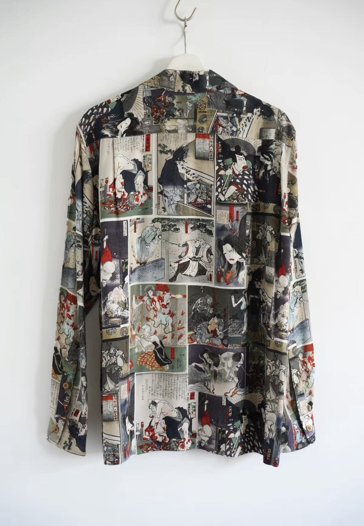 Wacko Maria Wacko Maria 18AW Hyakki Yagyō All-Over Print Shirt J4 Size US M / EU 48-50 / 2 - 2 Thumbnail