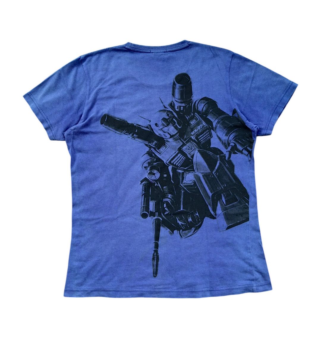 Anime × Japanese Brand Vtg 00s Uniqlo x GUNDAM ILLUSTRASIONS RX-77-1 GUNCANNON Size US M / EU 48-50 / 2 - 1 Thumbnail