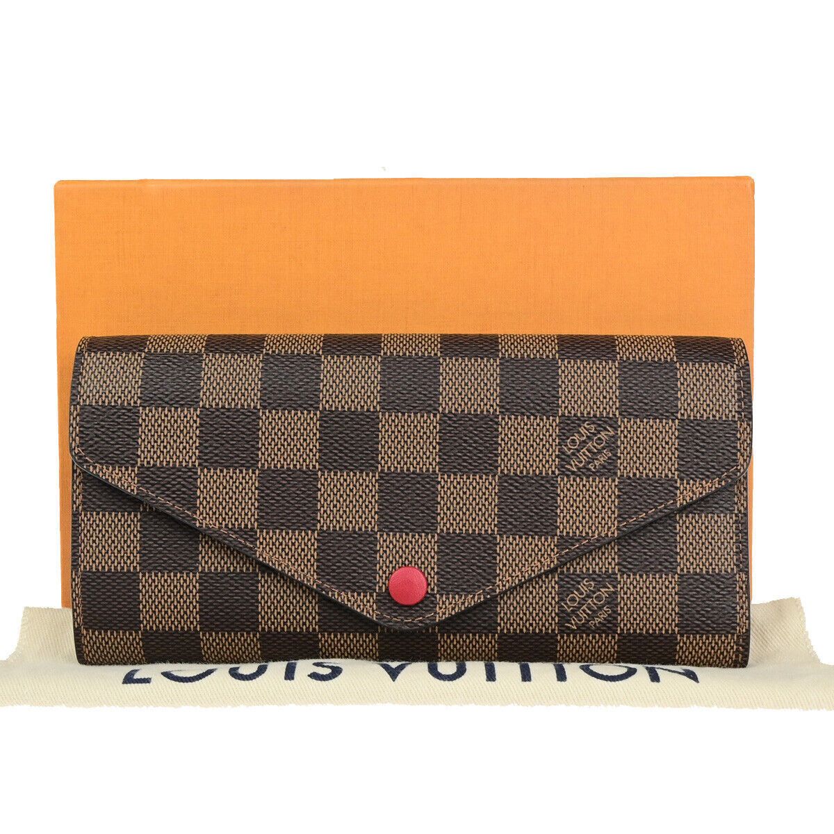 Louis Vuitton Joséphine Brown Canvas Wallet (Pre-Owned) Size ONE SIZE - 1 Thumbnail