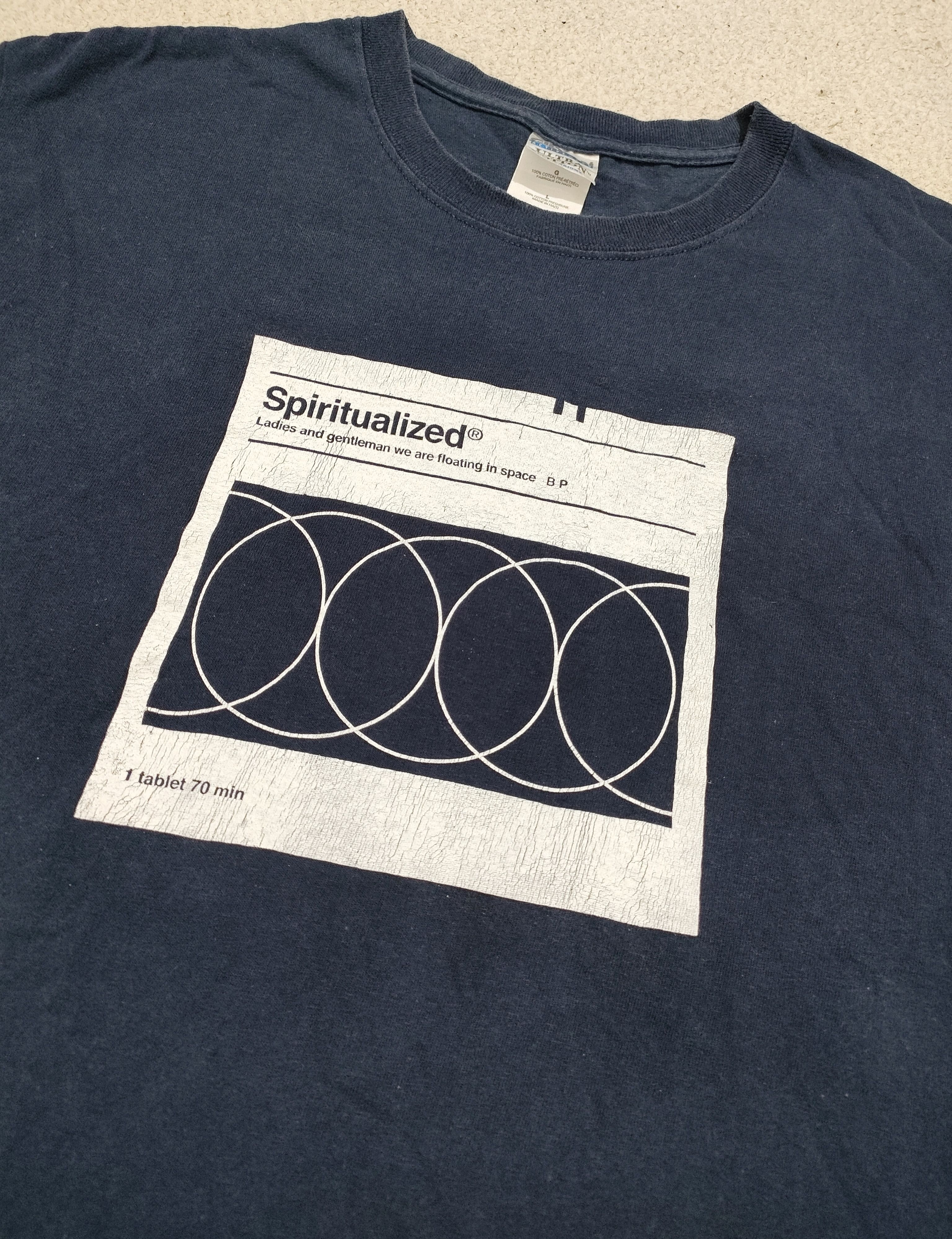 Band Tees SPIRITUALIZED Vintage Tee (navy blue) Size US L / EU 52-54 / 3 - 2 Thumbnail