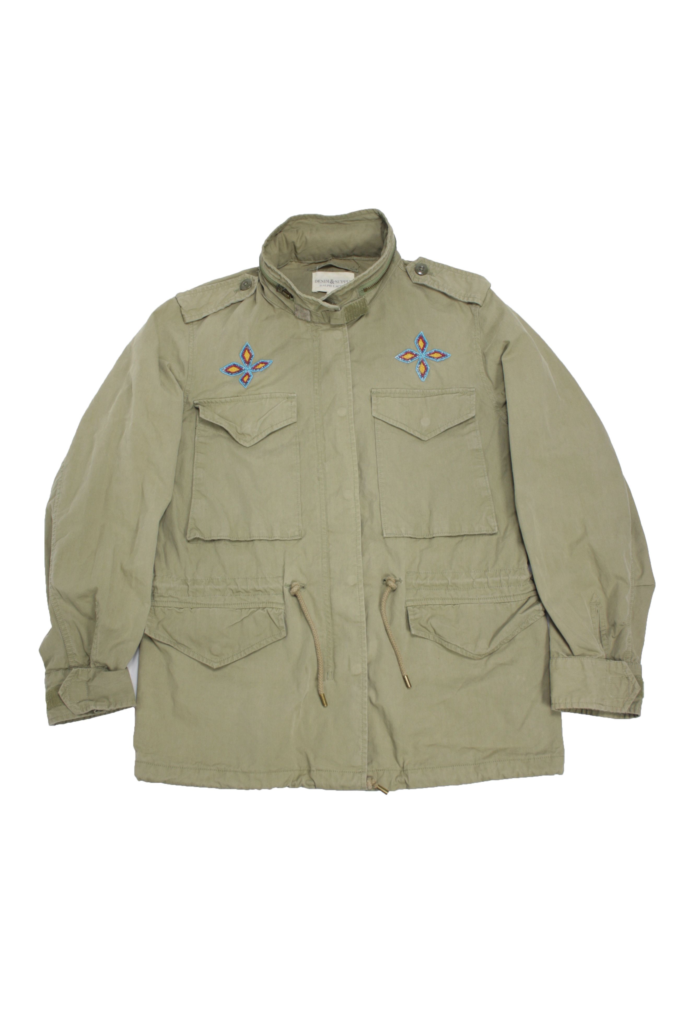 Polo Ralph Lauren × Vintage Polo Denim & Supply Beaded M6 Military Field Jacket Size M / US 6-8 / IT 42-44 - 1 Thumbnail