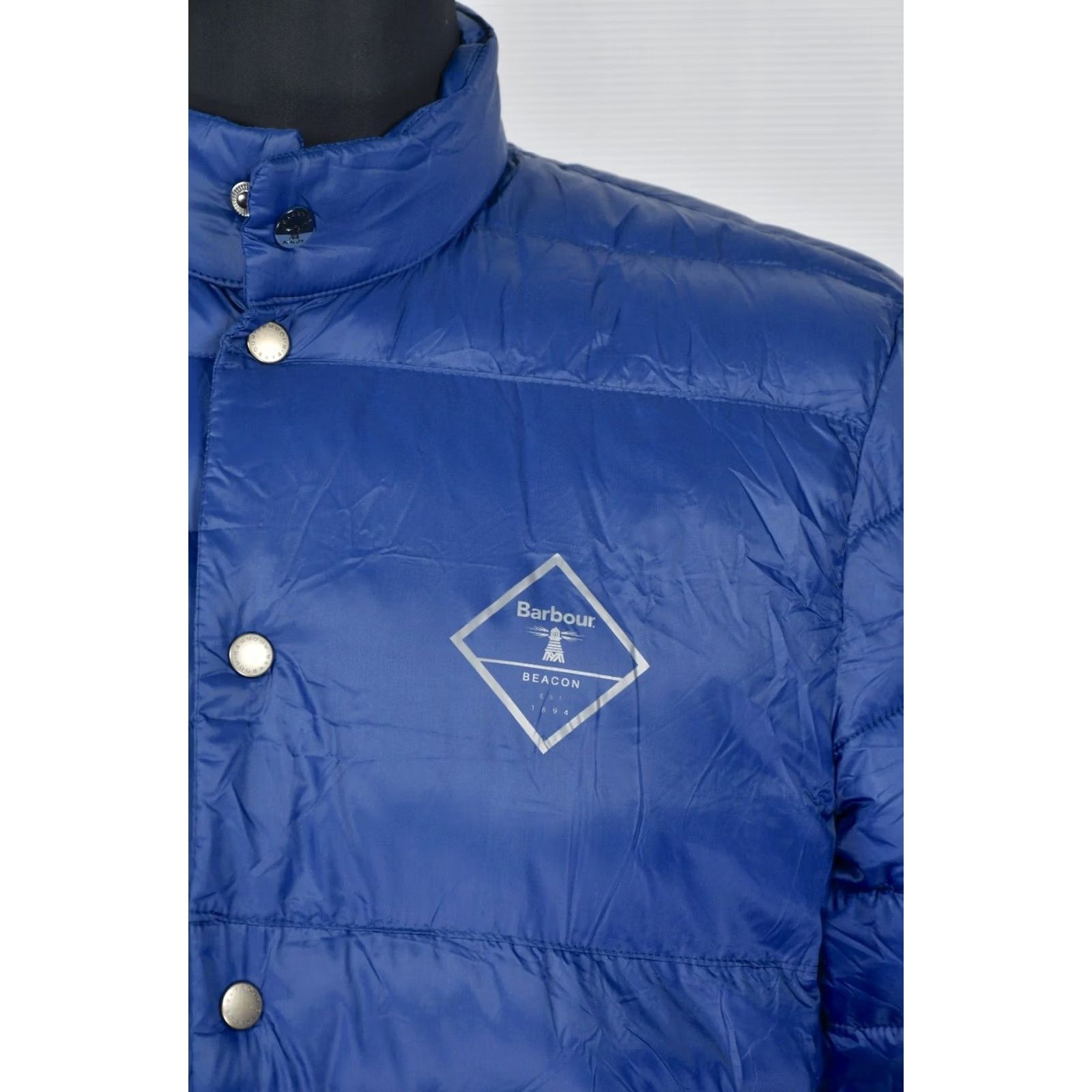 Barbour BARBOUR Beacons Sergant Quilt Puffer Jacket Mens M Barbour FIBREDOWN Beacon Sergant Quilt Puffer Jacket Mens M Blue XS? Size US M / EU 48-50 / 2 - 7 Thumbnail