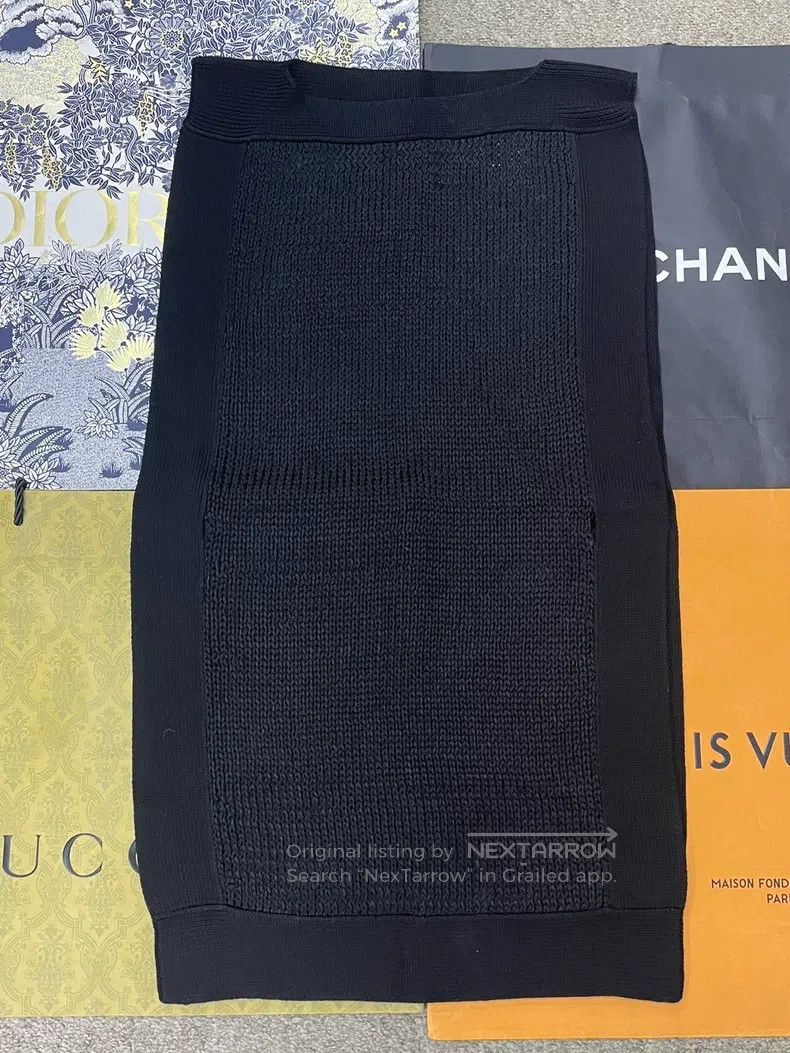 Hermes Hermes Black Knit Sleeveless Shift Dress Size XS / US 0-2 / IT 36-38 - 1 Thumbnail