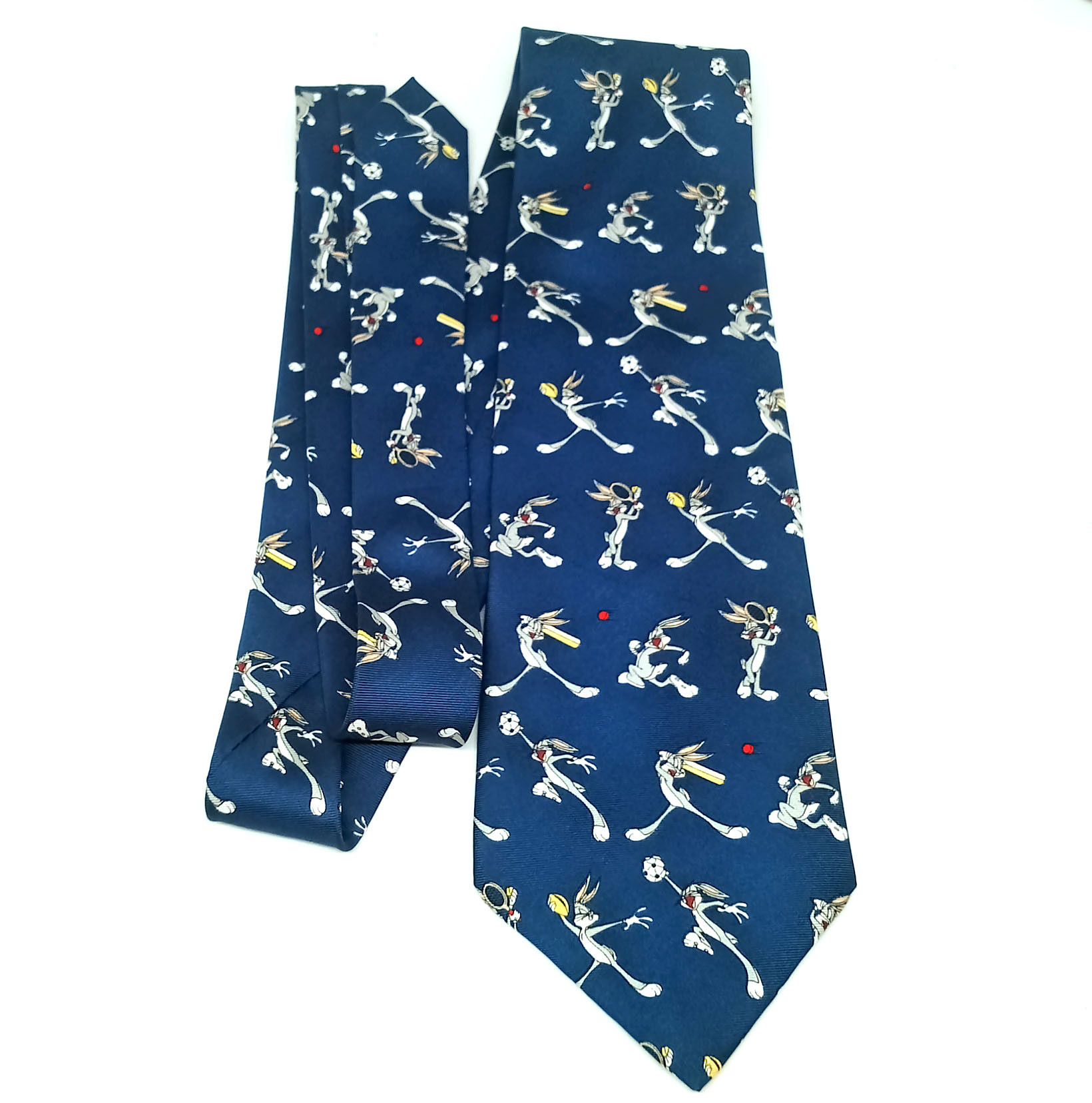 Other Vintage 1993 Tie Rack Looney Tunes Silk Tie Size ONE SIZE - 6 Thumbnail