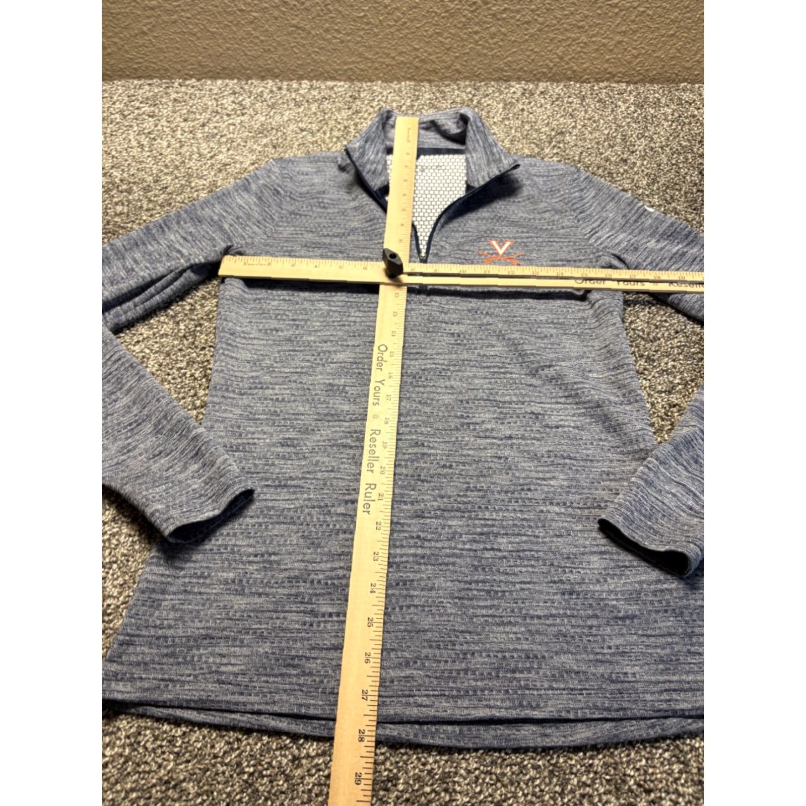 Nike Nike Virginia Cavaliers 1/4 Zip Sweater Womens M Gray Pullover Shirt Active Golf GW2018 Size M / US 6-8 / IT 42-44 - 5 Thumbnail