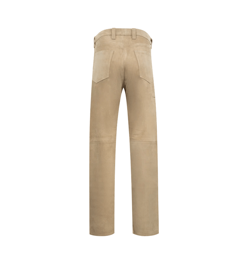 Human Made o1h1sh11225 Suede Leather Pants in Beige Size US 36 / EU 52 - 2 Thumbnail