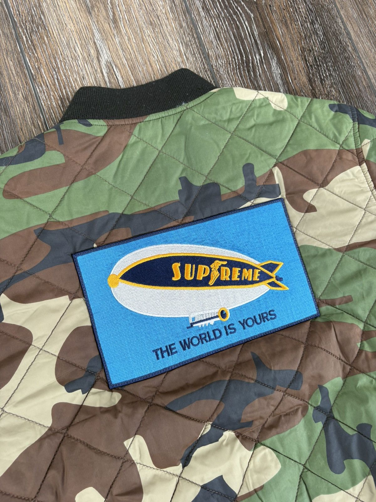 Supreme Supreme The World Is Yours Bomber Jacket SS12 Camo Size US S / EU 44-46 / 1 - 3 Thumbnail