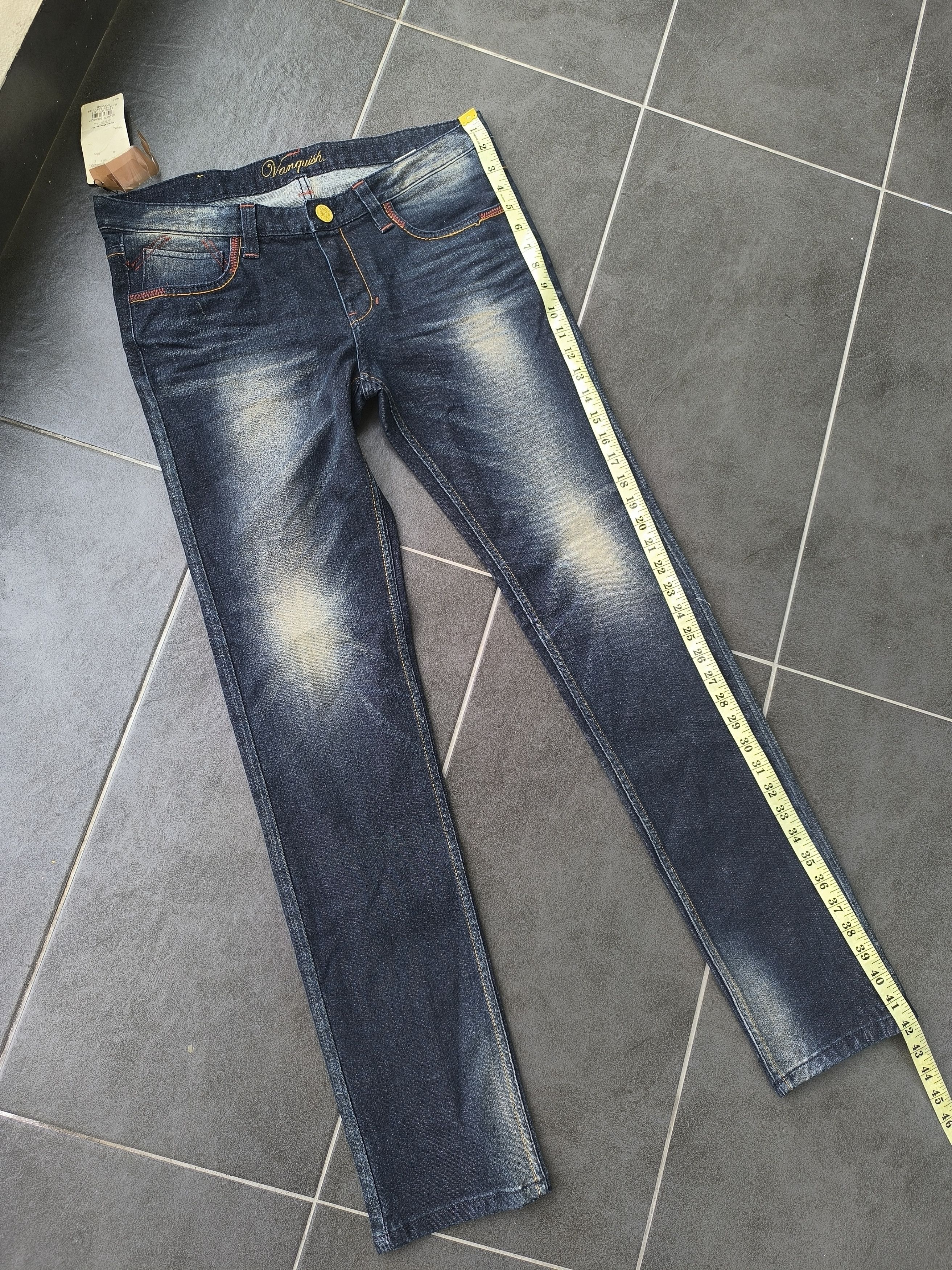 Japanese Brand × Vanquish × Vintage NOS VANQUISH GOLD JEANS Size US 34 / EU 50 - 15 Thumbnail