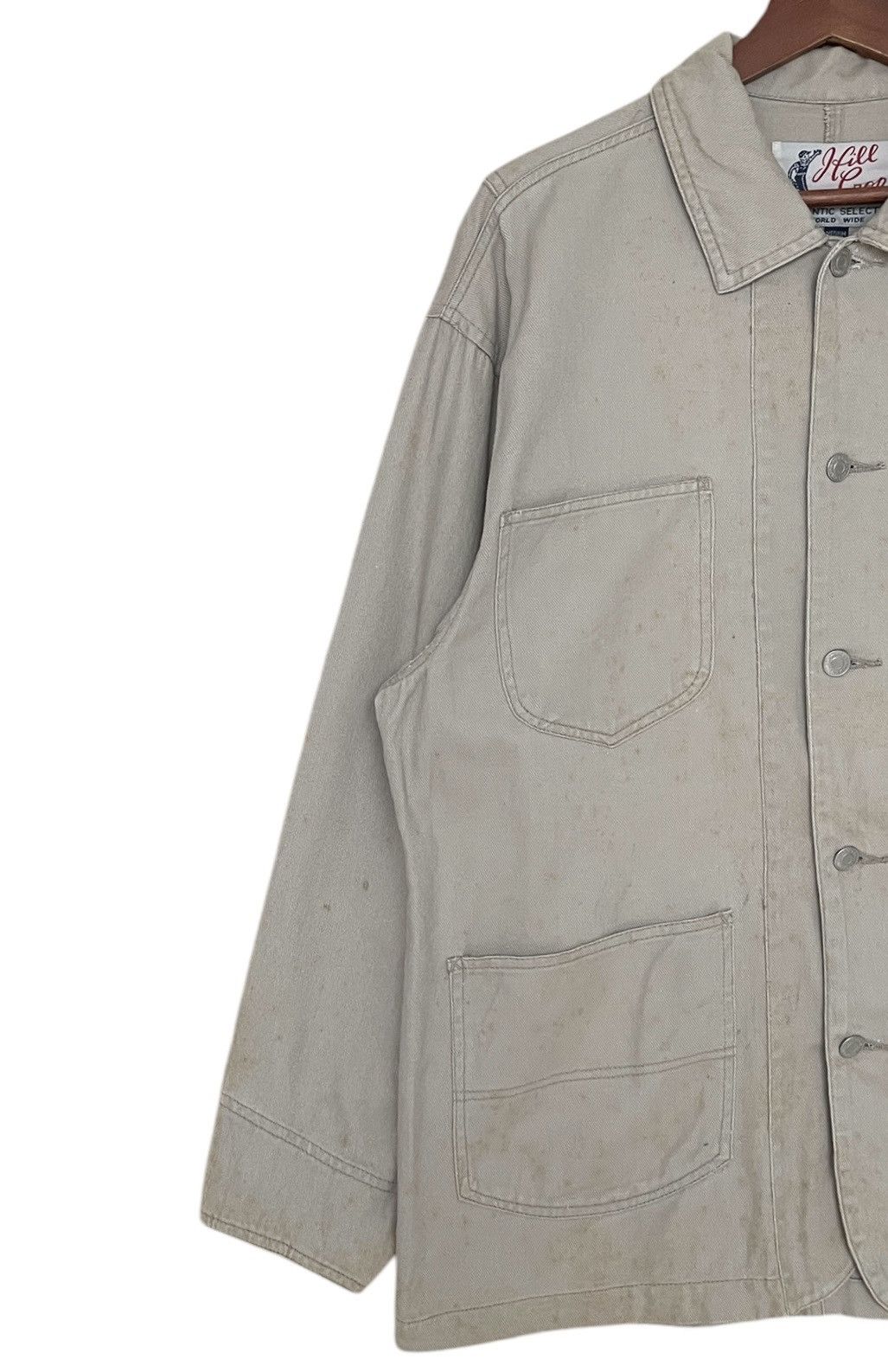 Vintage Vintage Japanese Brand Hill Crop Chore Jacket 1990s Size US M / EU 48-50 / 2 - 5 Thumbnail
