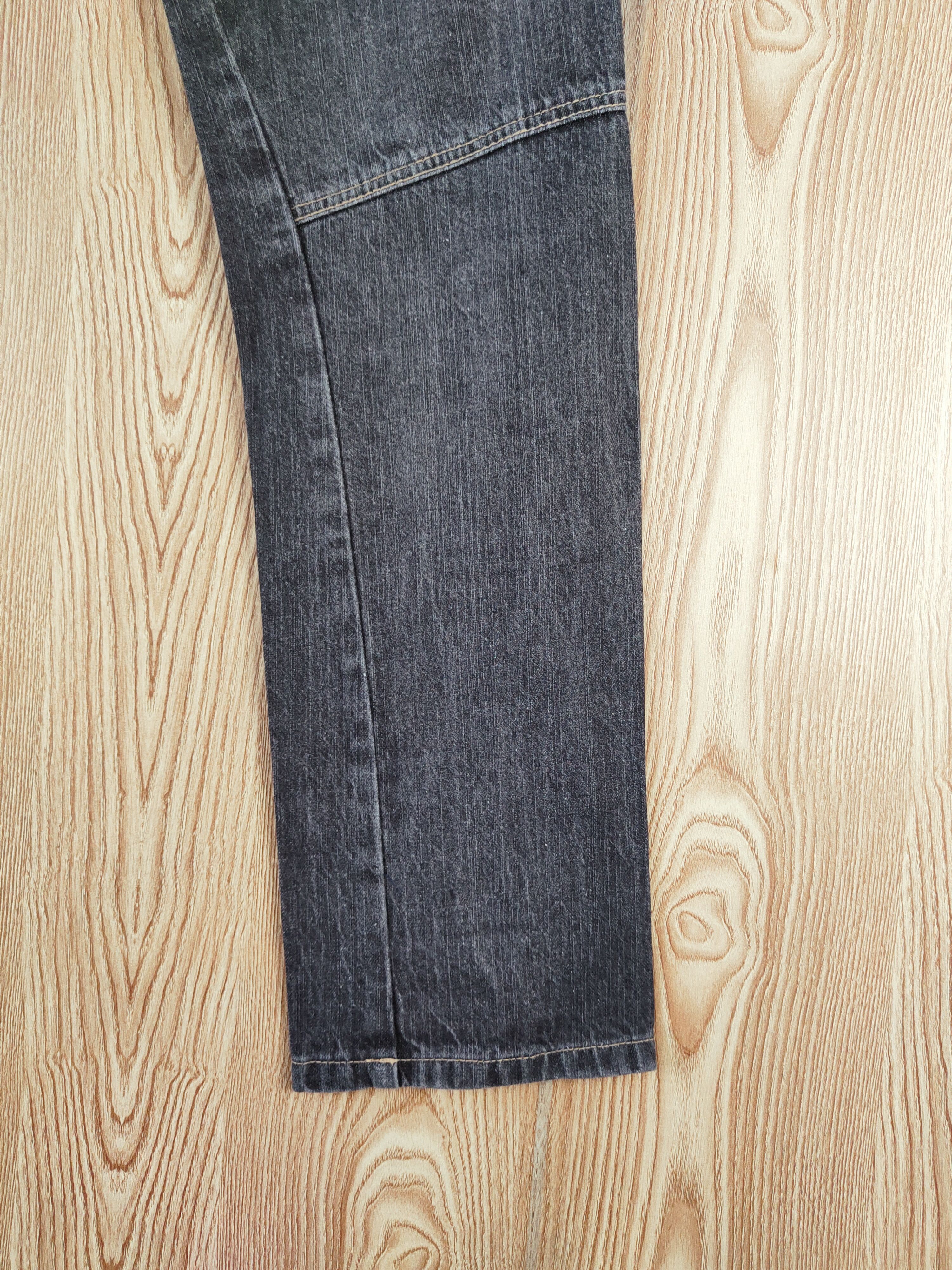Japanese Brand Antfui Black double waist Faded Ripped denim #W385 Size US 30 / EU 46 - 12 Thumbnail