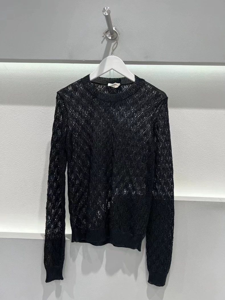 Saint Laurent Paris Saint Laurent ParisCutout knit long sleeves 2504-Nextarrow Size US S / EU 44-46 / 1 - 1 Thumbnail