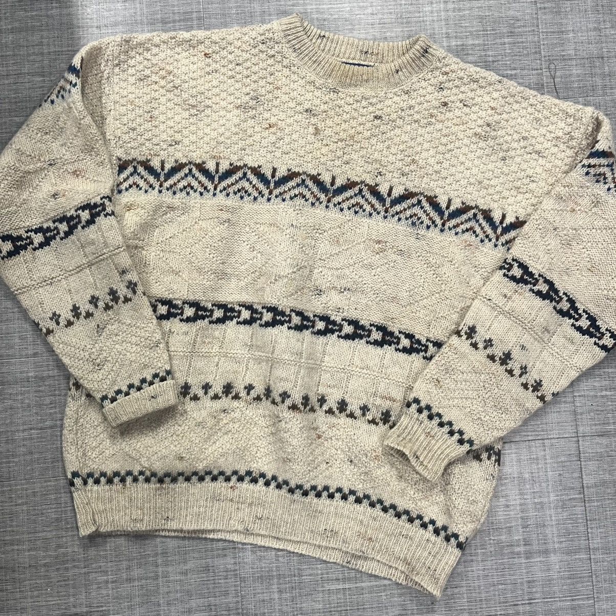 Pendleton × Vintage VTG 90s Pendleton Wool Knit Sweater Size US XL / EU 56 / 4 - 1 Thumbnail