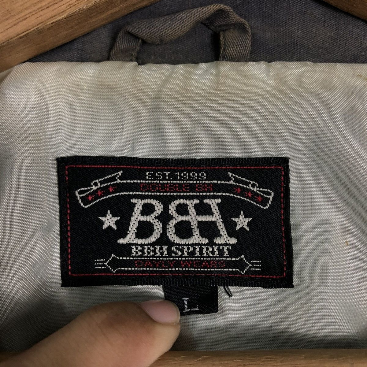Japanese Brand 🔥VINTAGE DOUBLE BH RUSTY SUKAJAN JACKET JAPAN YOKOSUKA Size US L / EU 52-54 / 3 - 20 Thumbnail