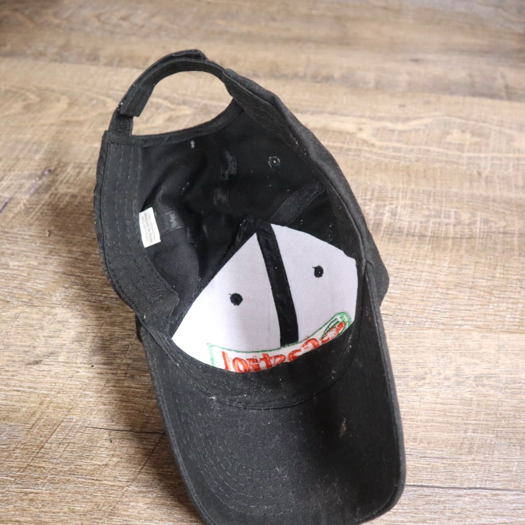 Vintage CASTROL Hat Baseball Cap Mens Adjustable Black Embroidered Logo Oil Gas casual accessory 90s/ Dad Theme Men’s Hat Size ONE SIZE - 5 Thumbnail