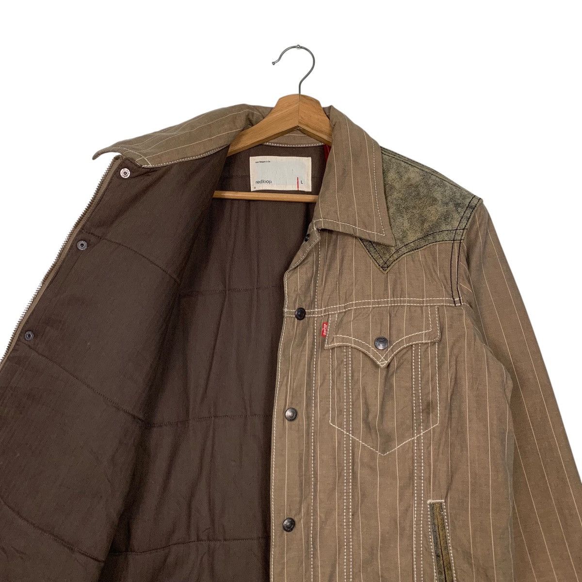 Levi's LEVIS REDLOOP 4 Pocket Striped Western Jacket #2517-C114 Size US L / EU 52-54 / 3 - 10 Thumbnail