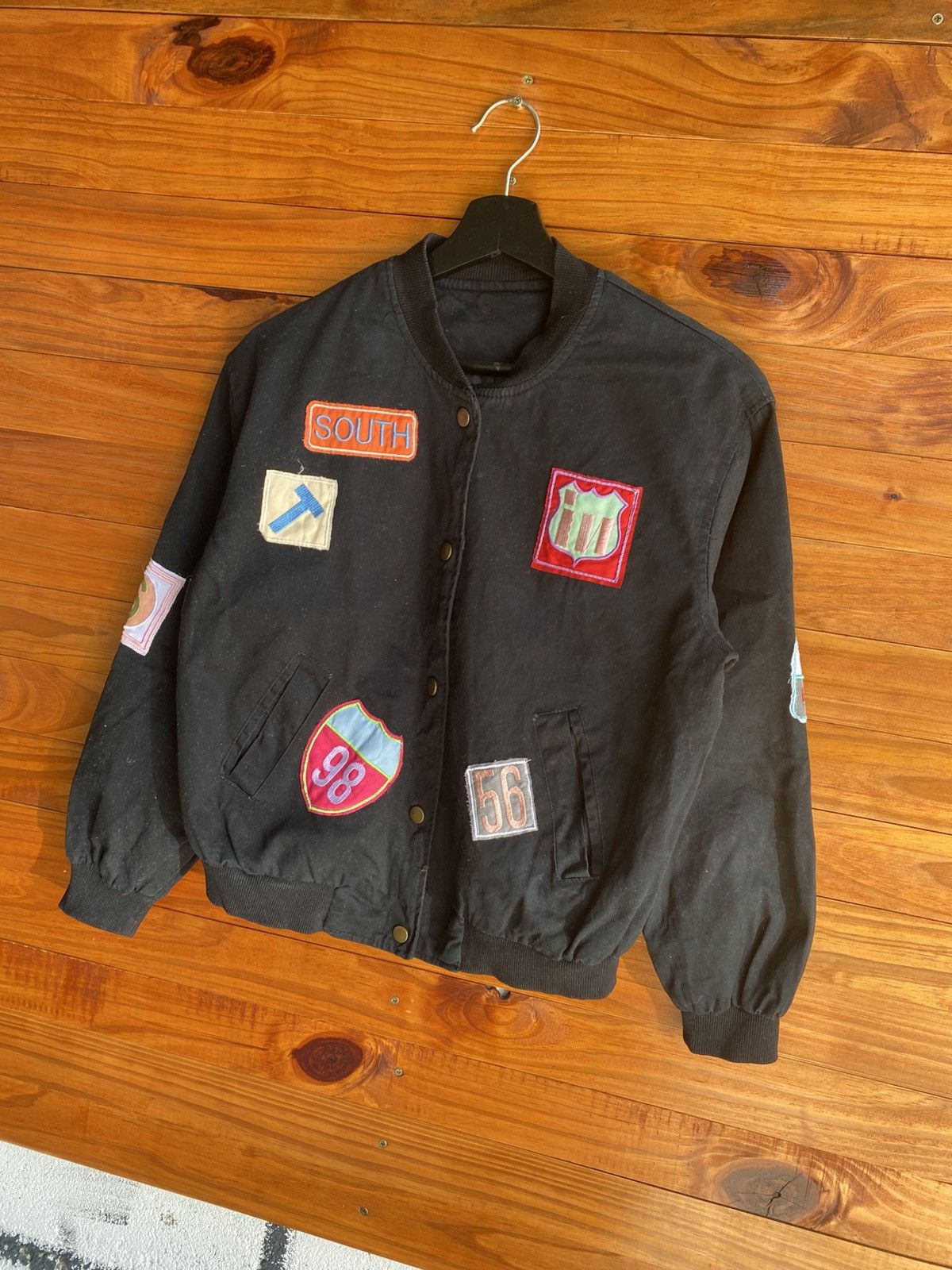 Japanese Brand Vintage I.N. Express by Nobuo Ikeda Black with Multi Patches Size US S / EU 44-46 / 1 - 4 Thumbnail