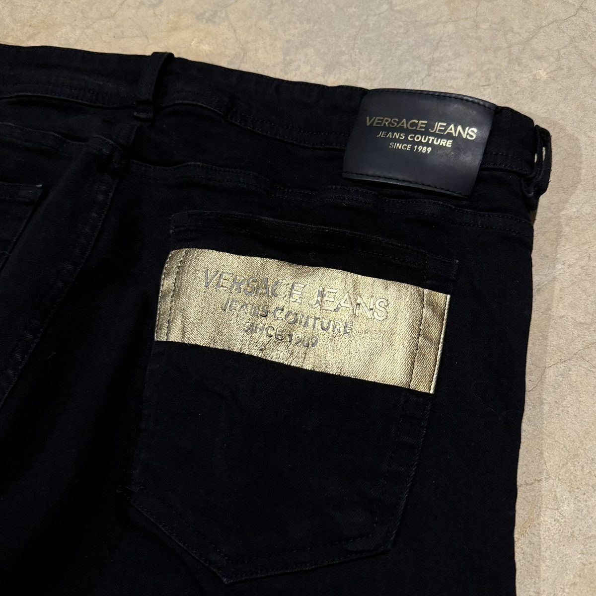 Versace Jeans Couture Versace Jeans Couture Gold Logo Piece Number Slim Fit Denim Size US 38 / EU 54 - 4 Thumbnail