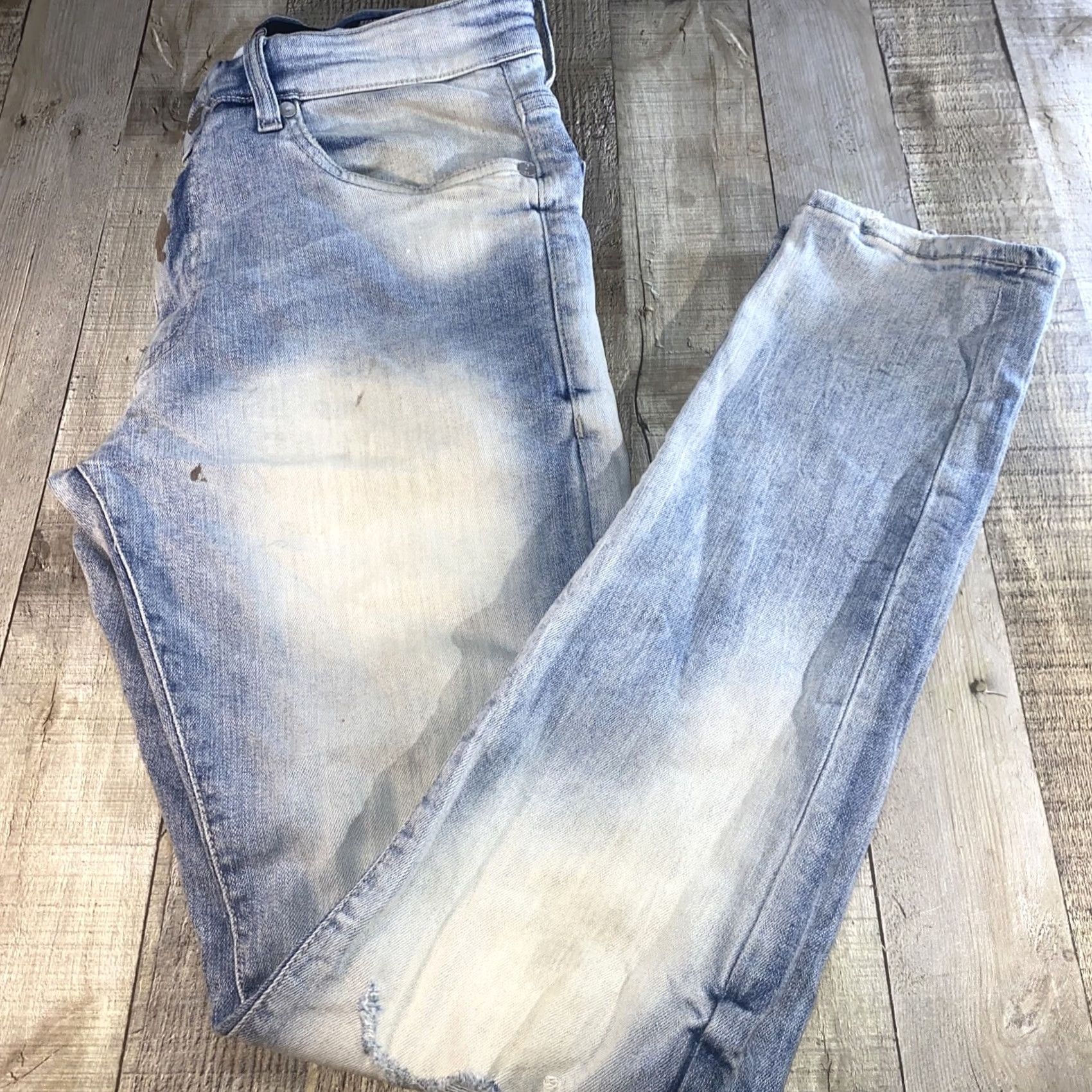 Jordan Craig Jordan Craig Jeans Size 32x32 Stone Wash White Front Zipper Straight Men Regular Inseam 32 All White Legacy Edition 40x32 Size US 32 / EU 48 - 2 Thumbnail