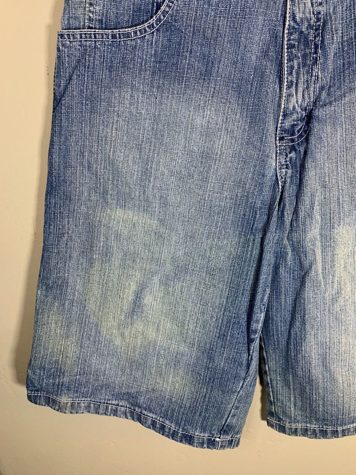 Designer × Southpole × Vintage *RARE* Vintage Southpole Faded Grain Denim Shorts - 32 Size US 32 / EU 48 - 7 Thumbnail