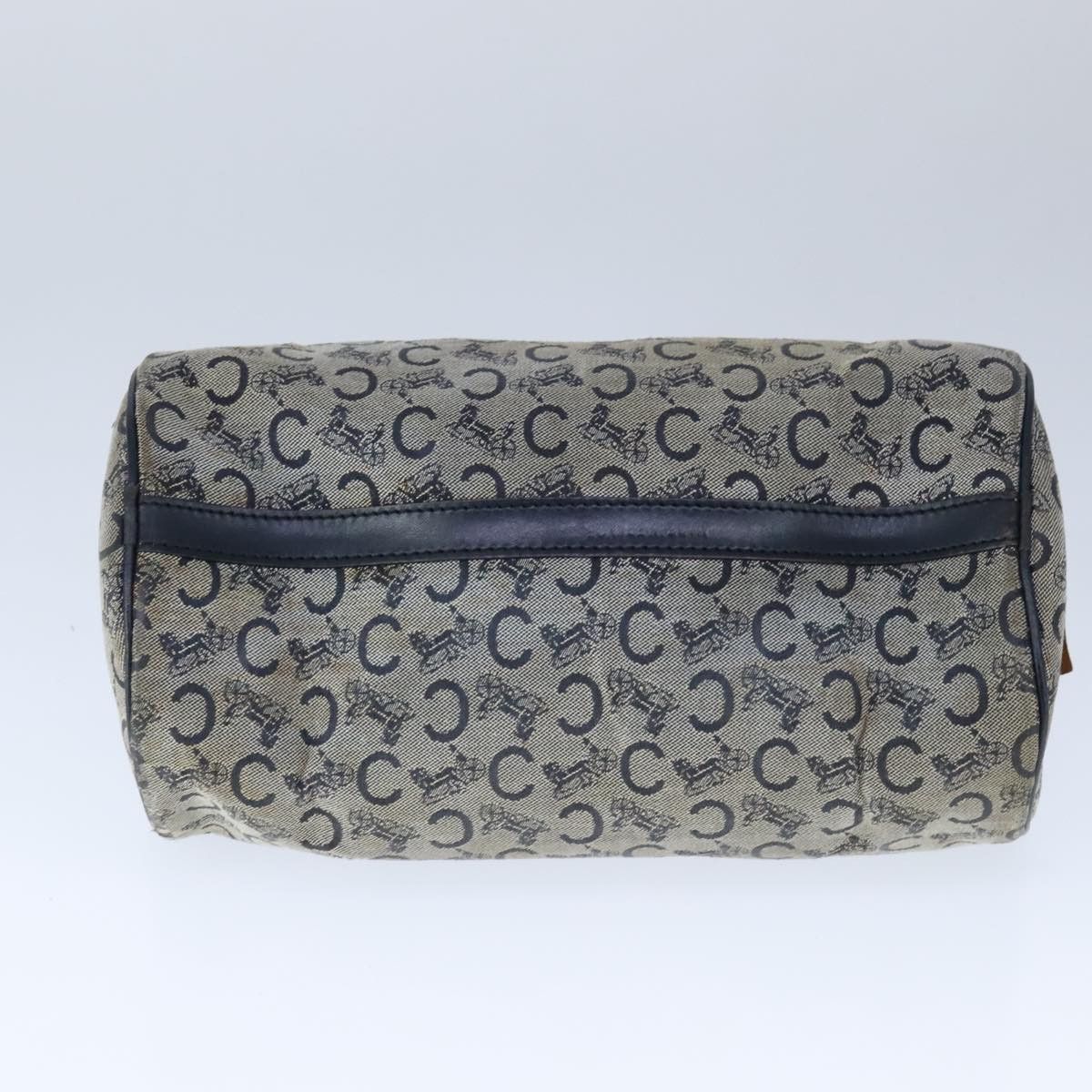 Celine CELINE C Macadam Canvas Hand Bag Navy Size ONE SIZE - 5 Thumbnail