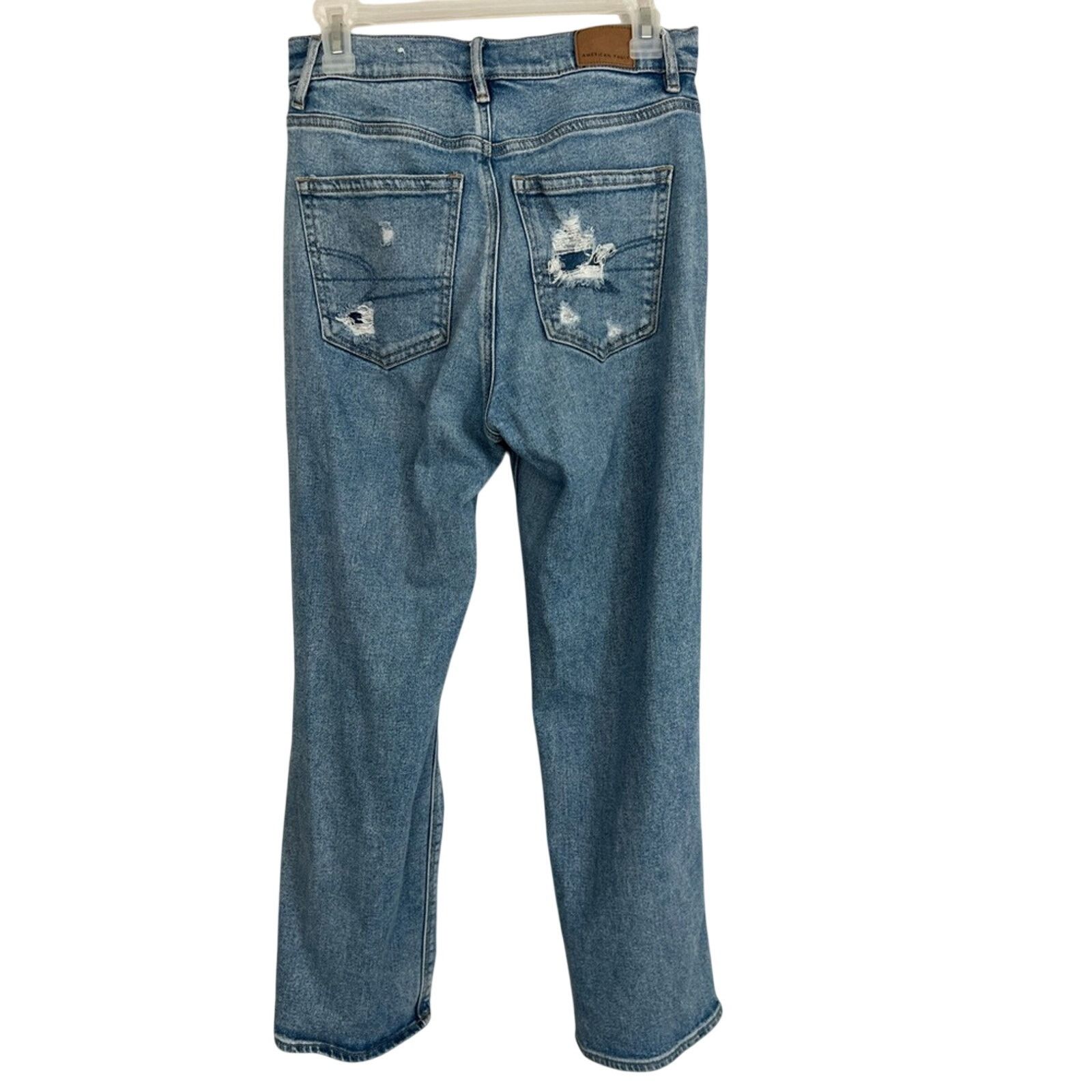American Eagle Outfitters American Eagle Highest Rise Boyfriend Jeans Stretch 6 x 27” Size 26" / US 2 / IT 38 - 2 Thumbnail