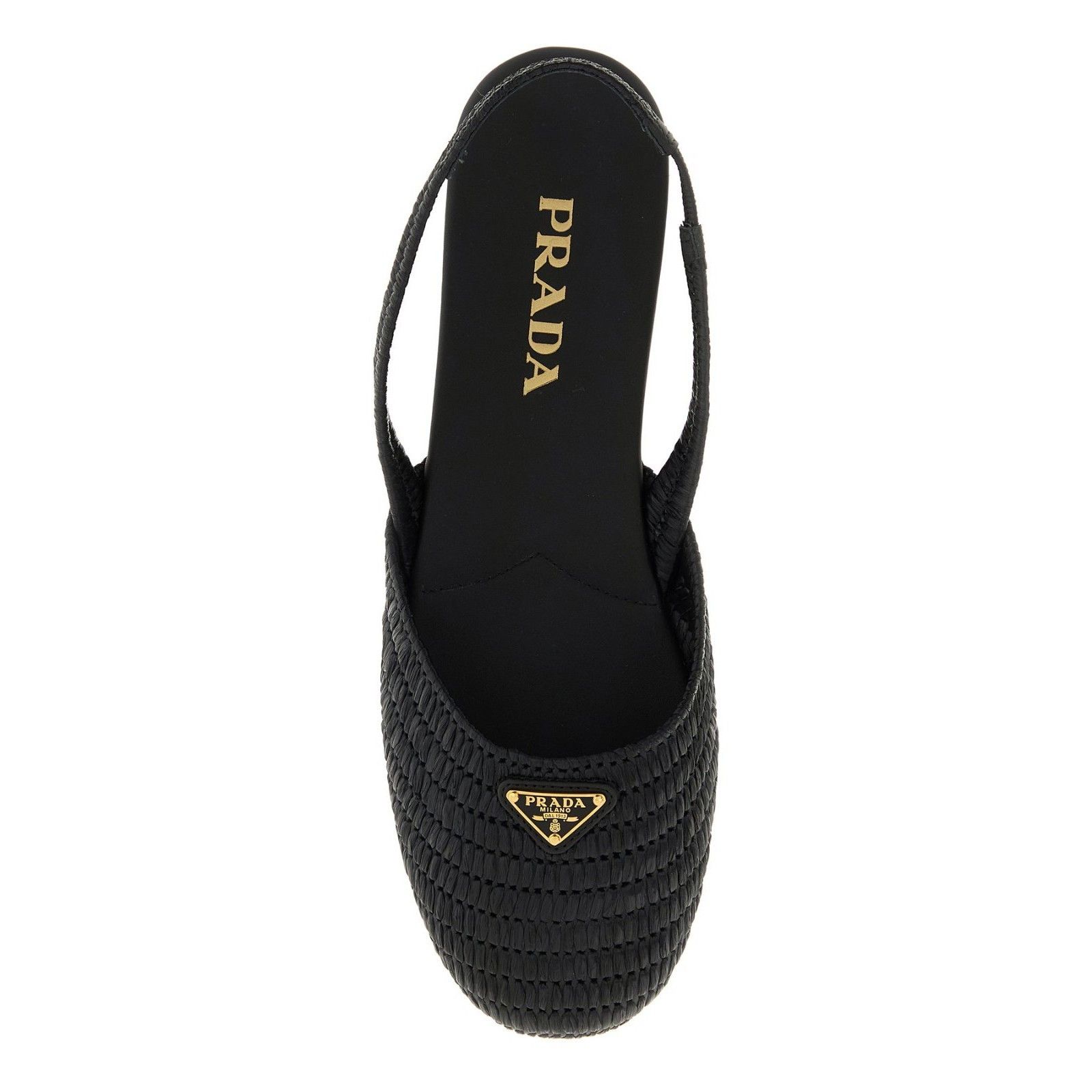 Prada PRADA $1250 Black Crochet Slingback Ballerinas New & Authent Size US 9 / IT 39 - 2 Thumbnail