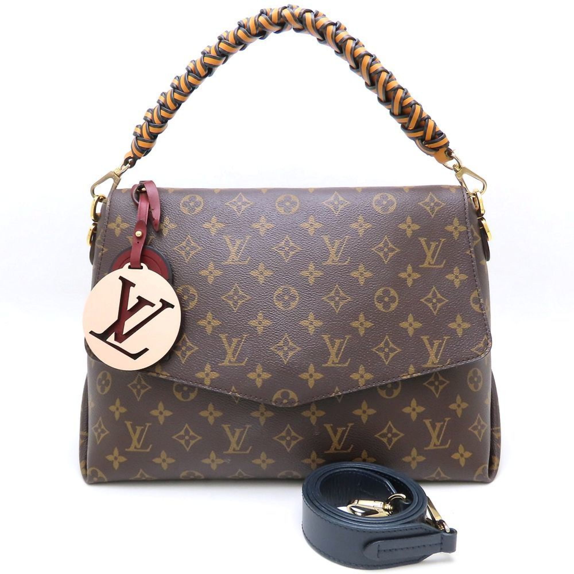 Louis Vuitton Monogram Beauvre Mm M43953 Shoulder Bag 2Way Brown 352425, Women's