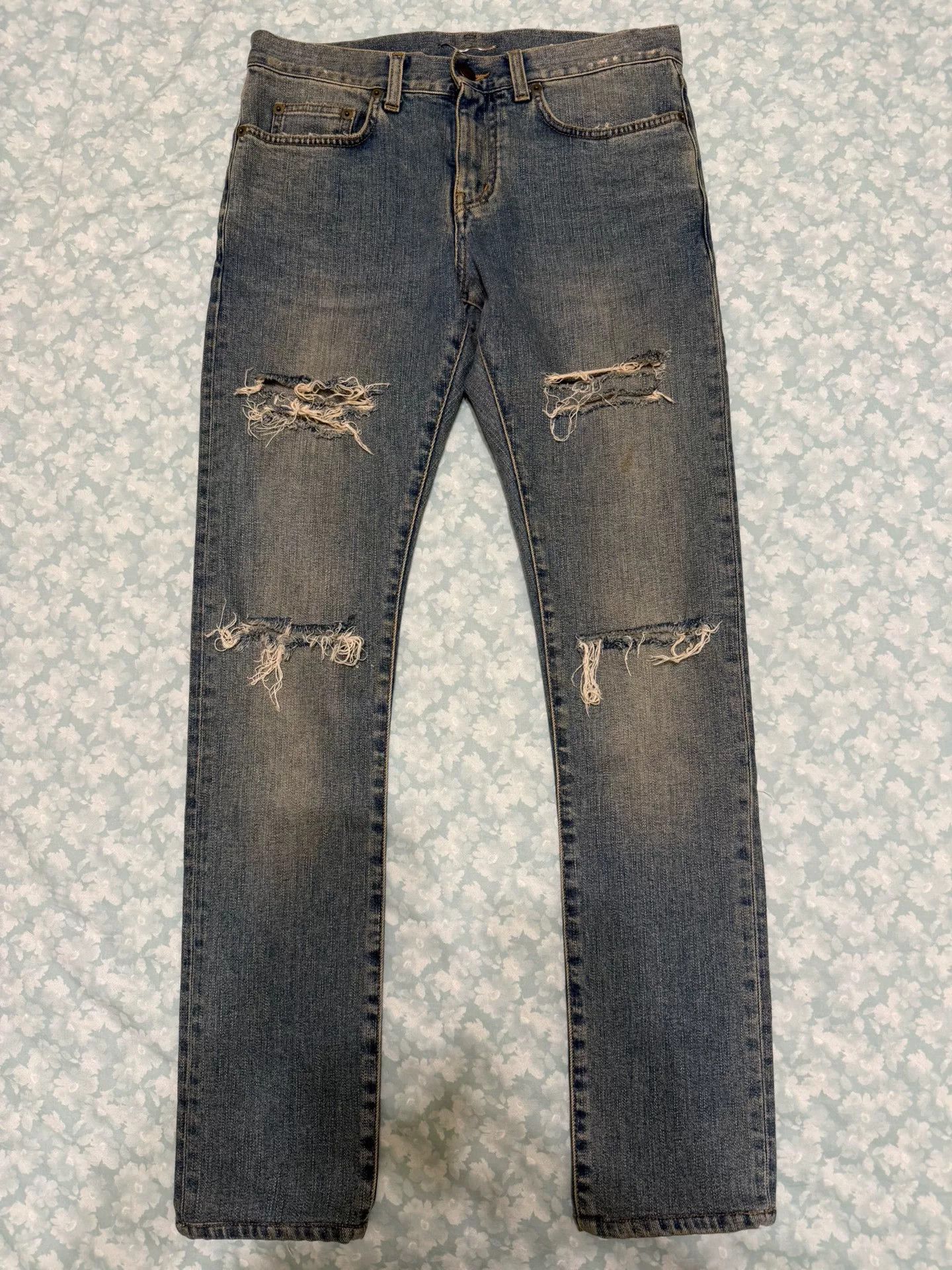 Saint Laurent Paris Saint Laurent Denim Pants Size 28 Size US 28 / EU 44 - 1 Thumbnail