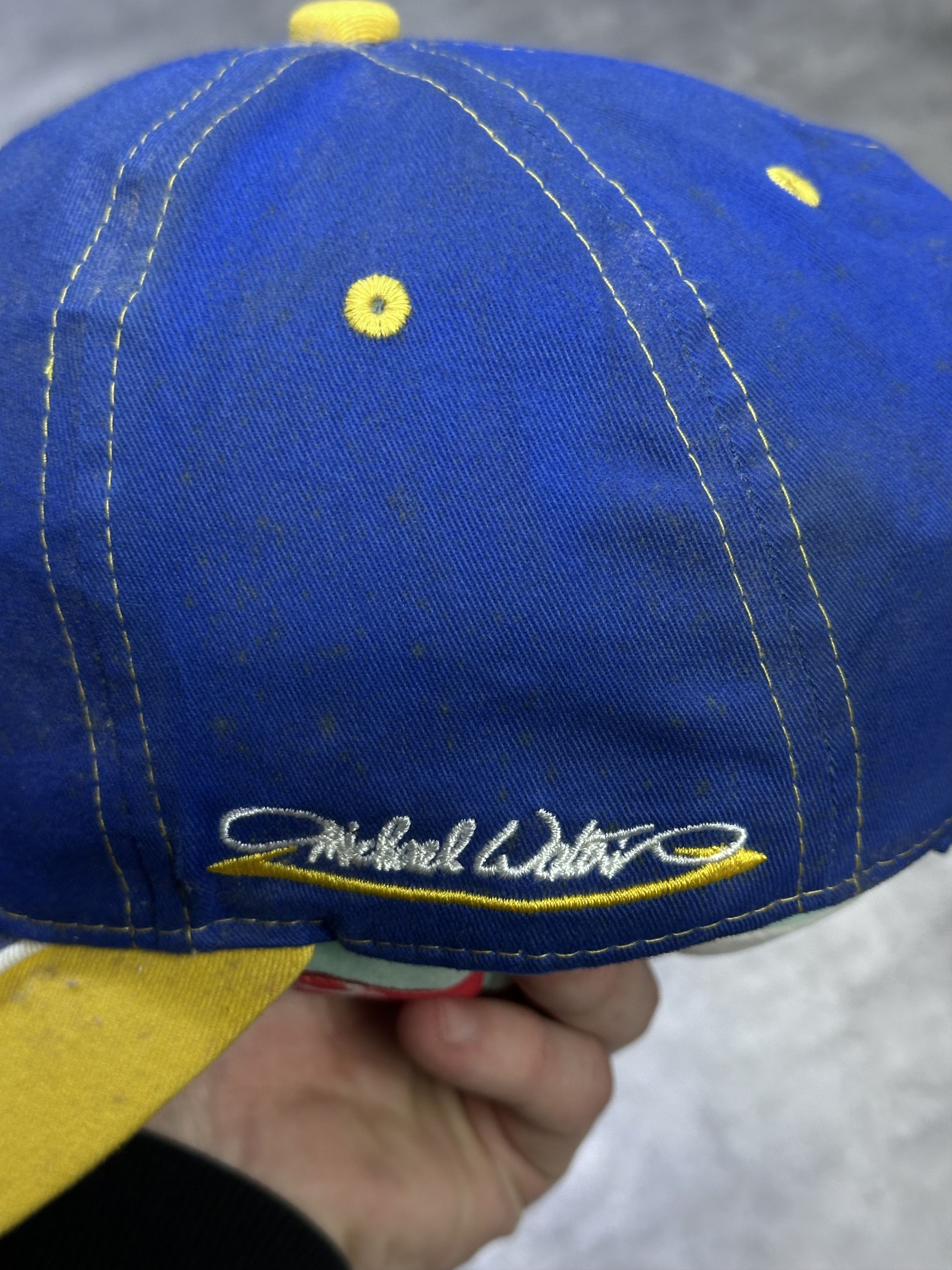 NASCAR Nascar blue yellow hat napa racing Size ONE SIZE - 4 Thumbnail