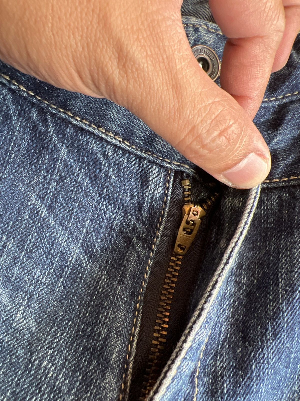 Japanese Brand Vintage Japanese Brand Double Waist Clawmark Jean Japan Size US 28 / EU 44 - 13 Thumbnail