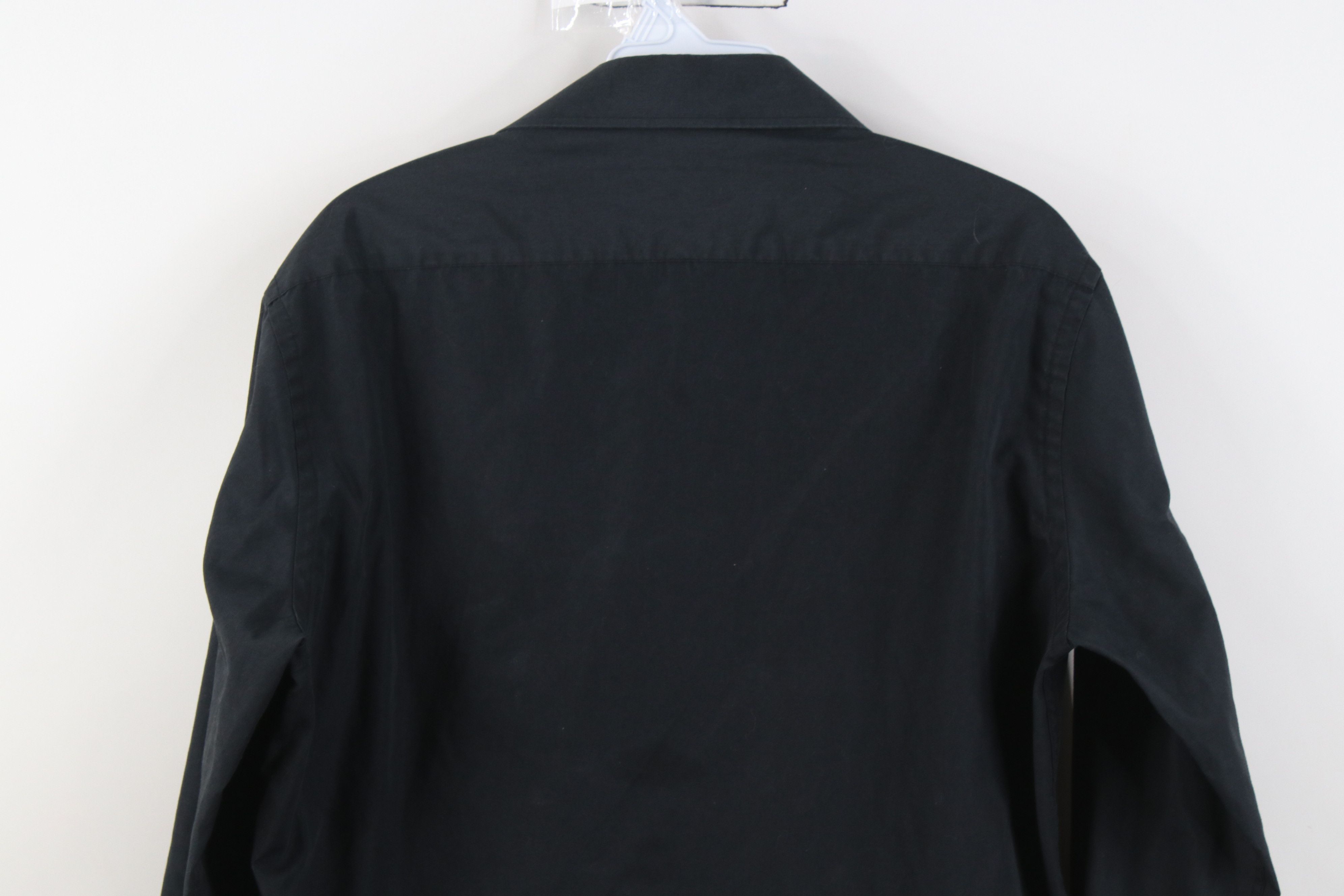 Vintage Vintage 90s Yves Saint Laurent YSL Button Shirt Black Size US M / EU 48-50 / 2 - 14 Thumbnail