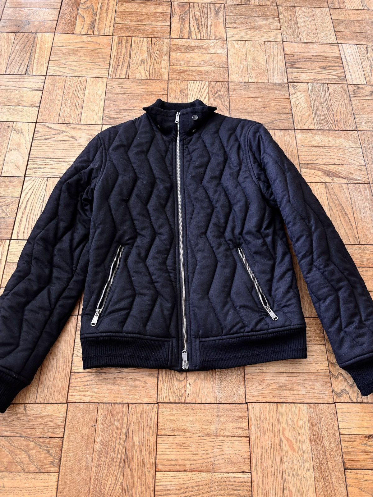 Yves Saint Laurent YSL Quilted Jacket Size US S / EU 44-46 / 1 - 1 Thumbnail