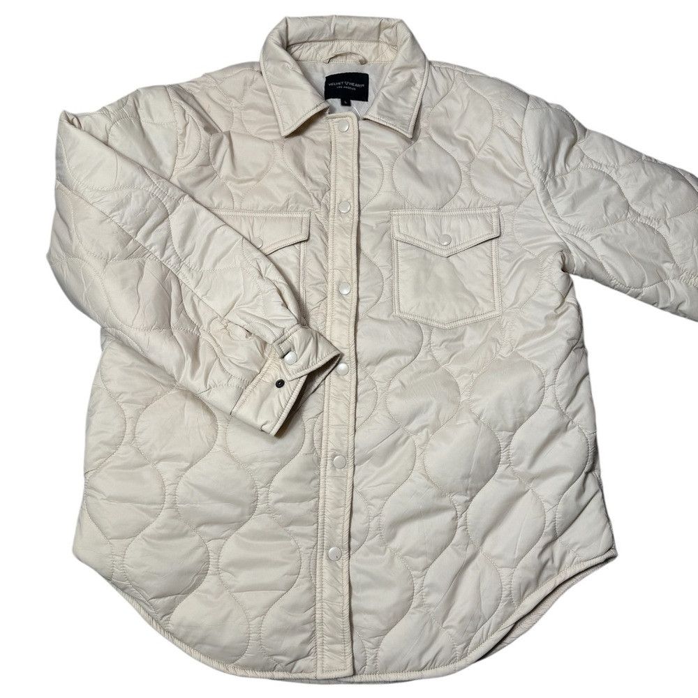 Other New VELVET HEART Eleanor Puffer Cream Jacket Size L Size L / US 10 / IT 46 - 6 Thumbnail