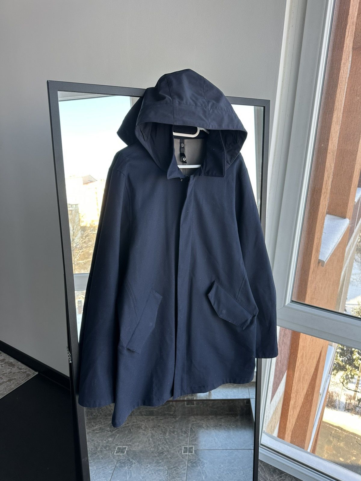 Other People of Shibuya Hachiko Mens Navy Coat Jacket Sz L Size US L / EU 52-54 / 3 - 6 Thumbnail
