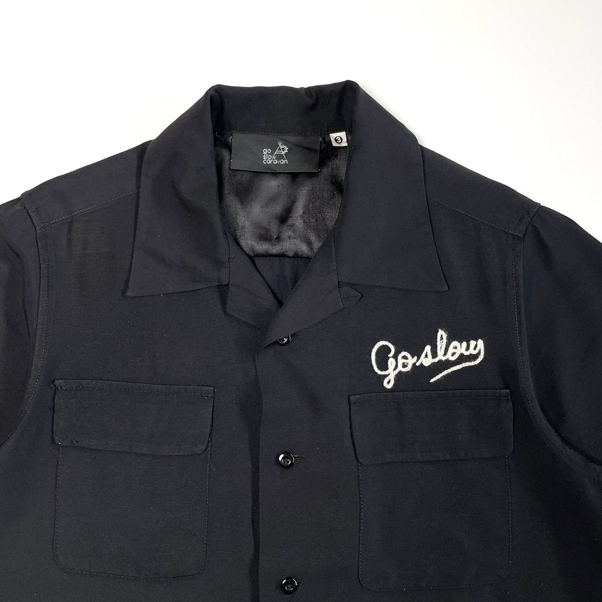 go slow caravan Go Slow Caravan Embroidery Double Pocket Shirt Size US M / EU 48-50 / 2 - 3 Thumbnail