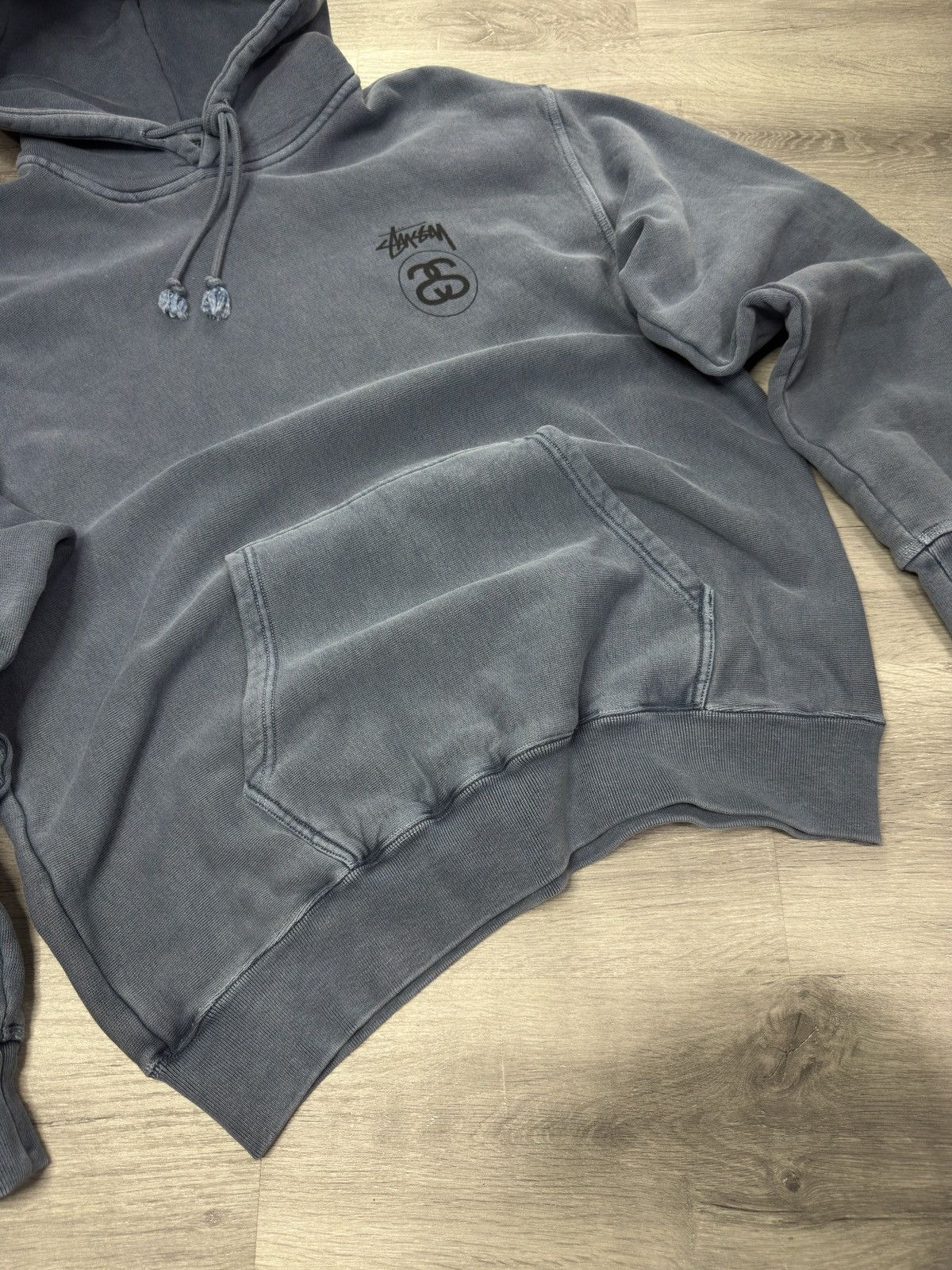 Stussy Stussy big logo washed hoodie Size US XL / EU 56 / 4 - 13 Thumbnail