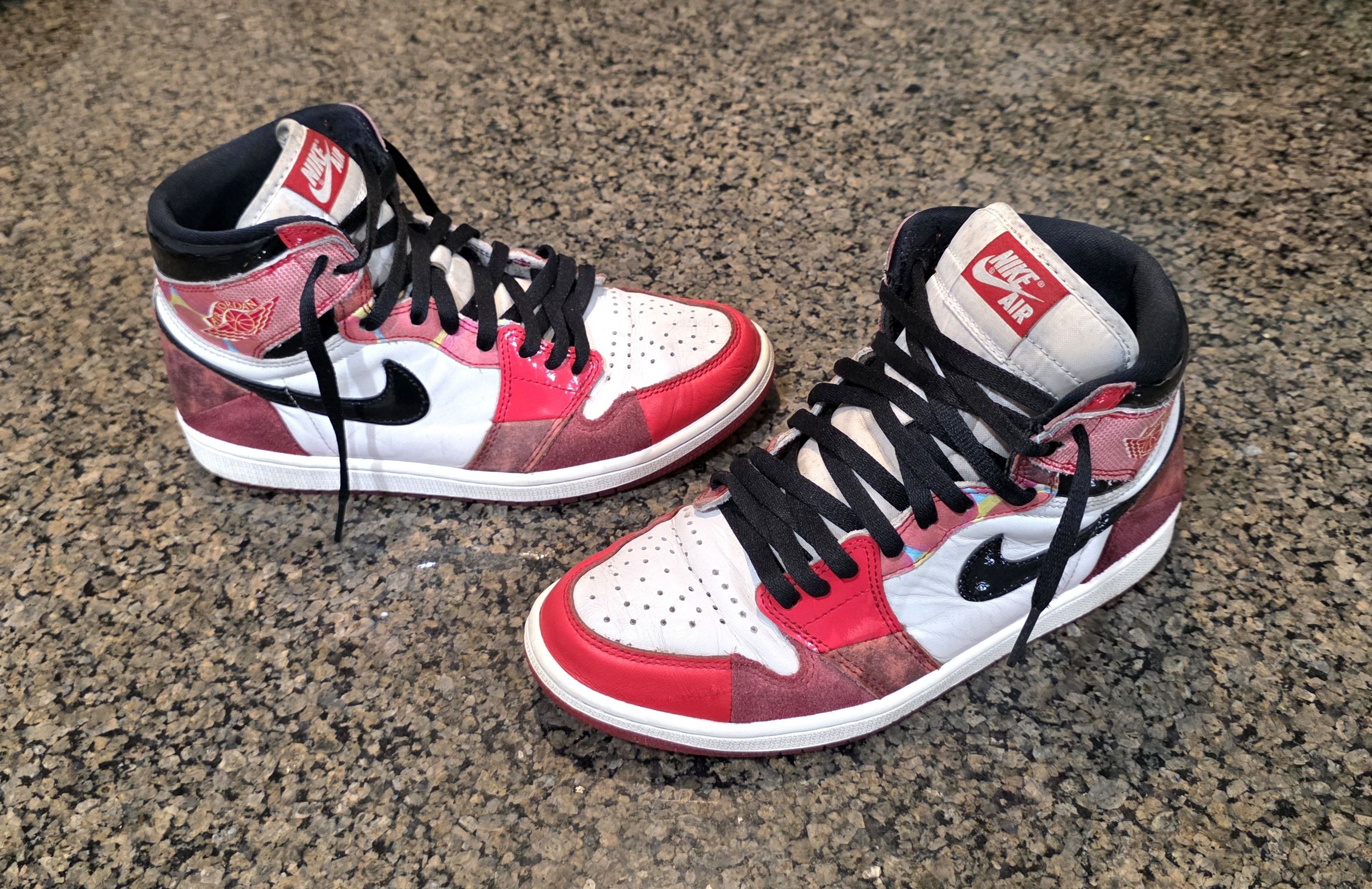 Nike Nike Air Jordan 1 Retro High Spider-Man Next Chapte 8 *BEAT* Size US 8 / EU 41 - 2 Thumbnail