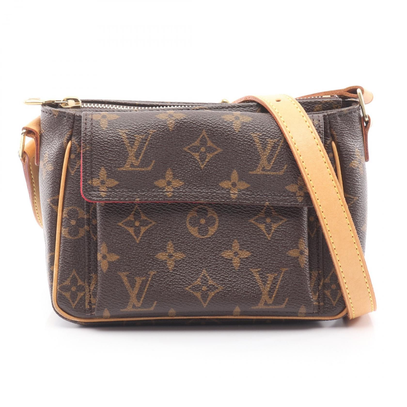 Louis Vuitton Louis Vuitton Louis Vuitton Vivasite PM Monogram Coated Canvas Shoulder Bag Textile Shoulder Bag M51165 DUTY FREE for USA Size ONE SIZE - 1 Thumbnail