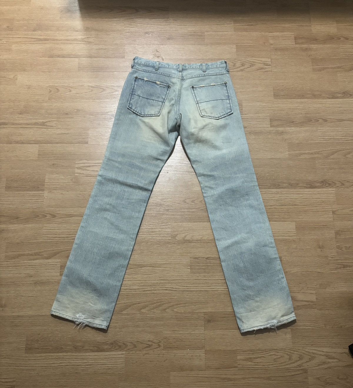 Number (N)ine fw2001 Number (N)ine blue Denim Jeans Archive Size US 30 / EU 46 - 3 Thumbnail
