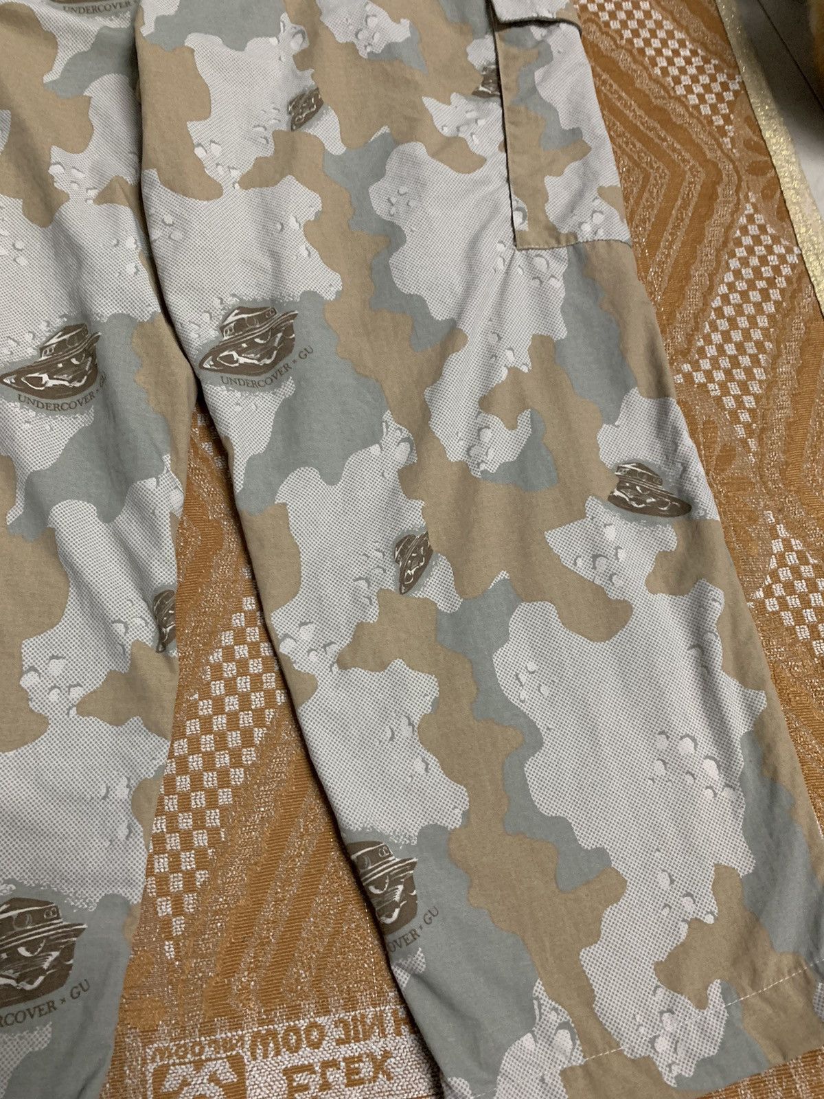GU × Undercover RARE GU X UNDERCOVER CAMOUFLAGE CARGO PANT Size US 38 / EU 54 - 10 Thumbnail