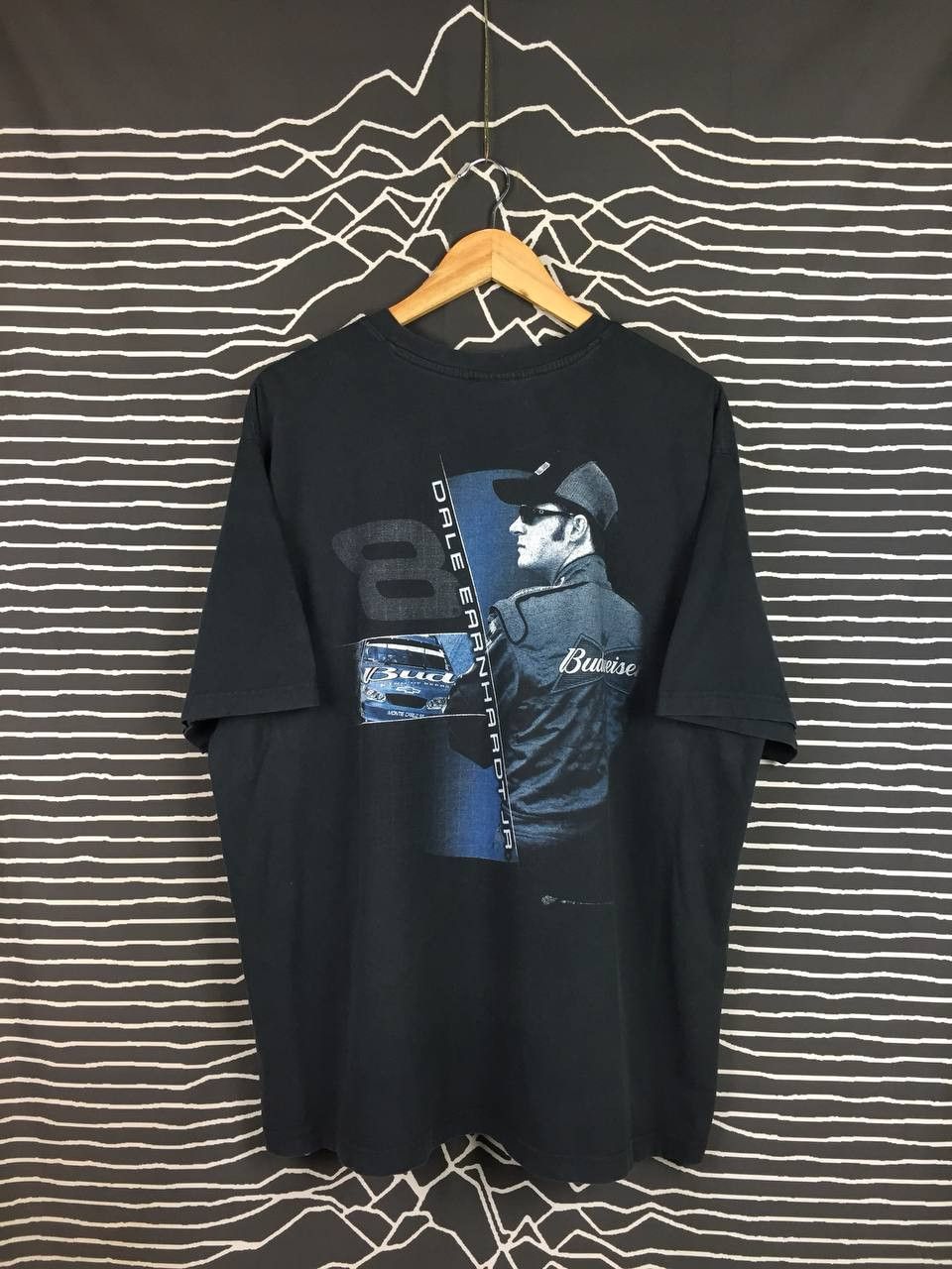 NASCAR Vtg Dale Earnhardt Jr. Budweiser Nascar Tee Size US XL / EU 56 / 4 - 1 Thumbnail