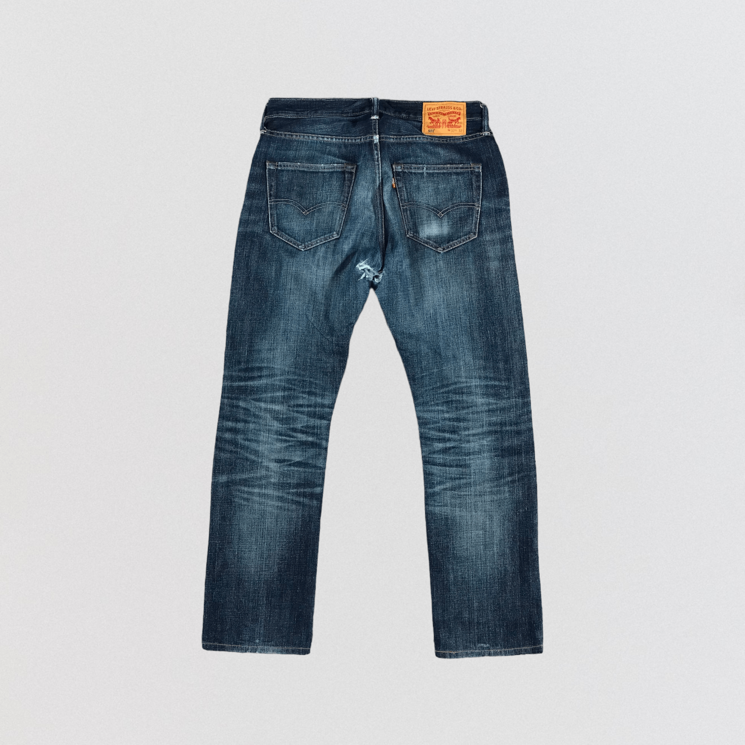Levi's × Vintage Vintage Blue Wash Levis 501 Jeans-JM2723 Size US 33 - 2 Thumbnail