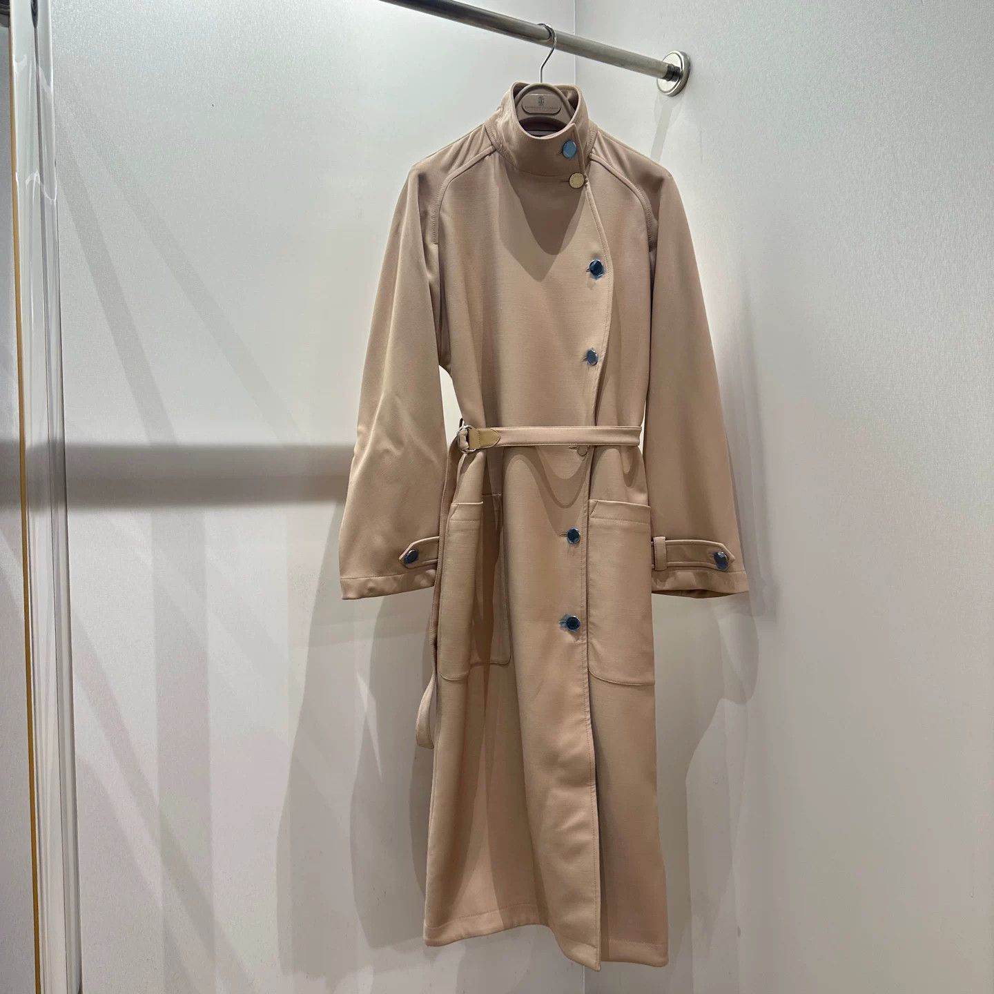 Hermes Hermes Wool Long Silver Coat it_36 Women Size XS / US 0-2 / IT 36-38 - 1 Thumbnail