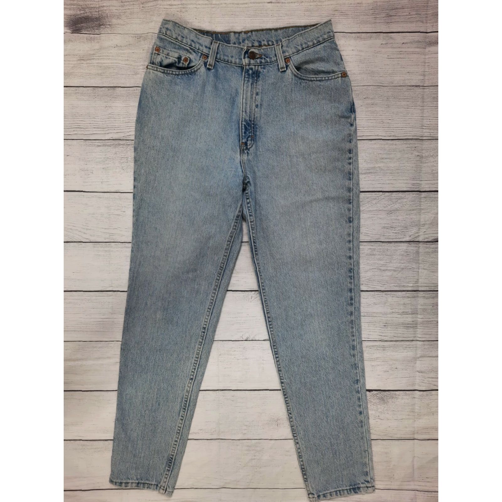 Levi's VINTAGE Levi's 17512-0211 High Rise Tapered Mom Jeans Size 6 28x29 Denim Blue United States Men/Women? Size 28" / US 6 / IT 42 - 5 Thumbnail