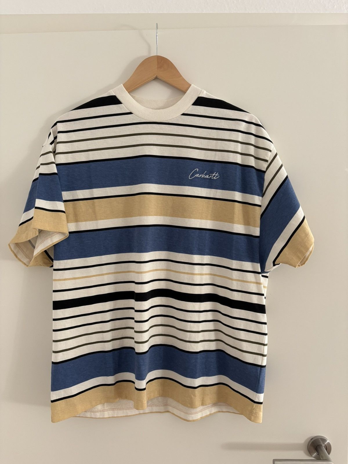 Carhartt Wip Carhartt WIP W’ S/S Rowe T-Shirt – Rowe Stripe Size US XS / EU 42 / 0 - 6 Thumbnail