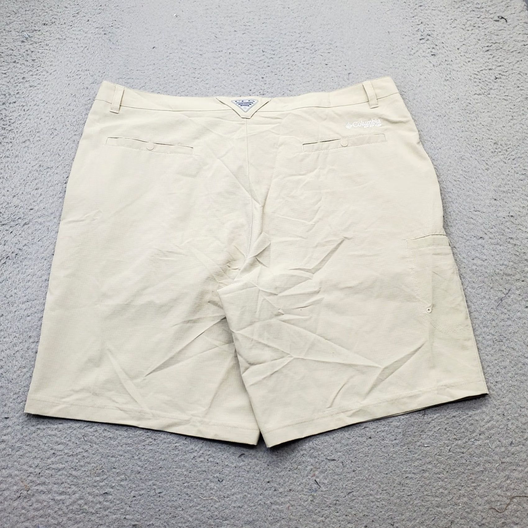 Vintage Columbia PFG Grander Marlin II Offshore Shorts Men 42 Tan Regular 10" Inseam Size US 42 / EU 58 - 2 Thumbnail