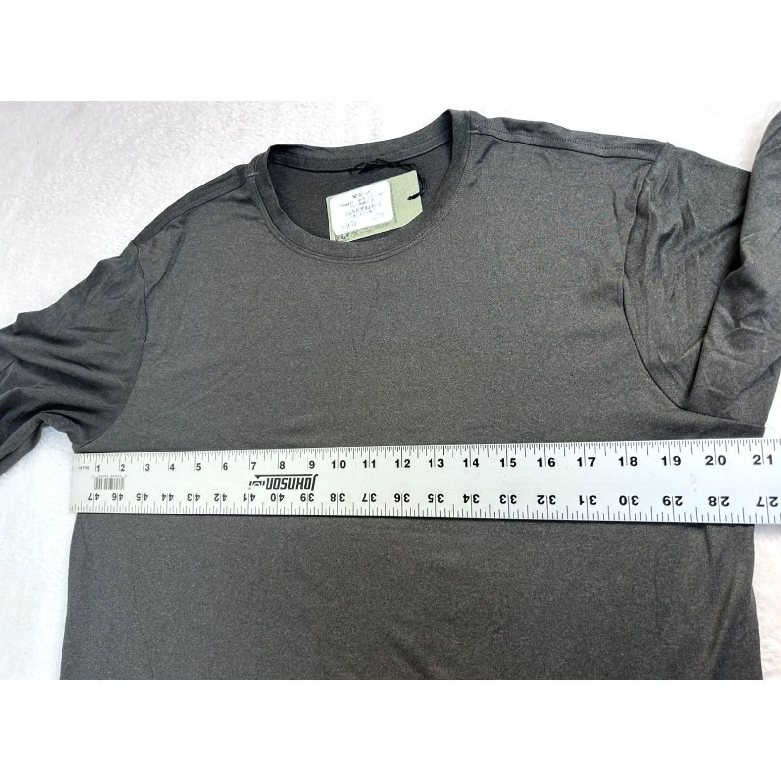 Vintage REI Co-Op Mens Sahara Long-Sleeve Hike T-Shirt Medium Black Heather Stretch New Size US M / EU 48-50 / 2 - 6 Thumbnail